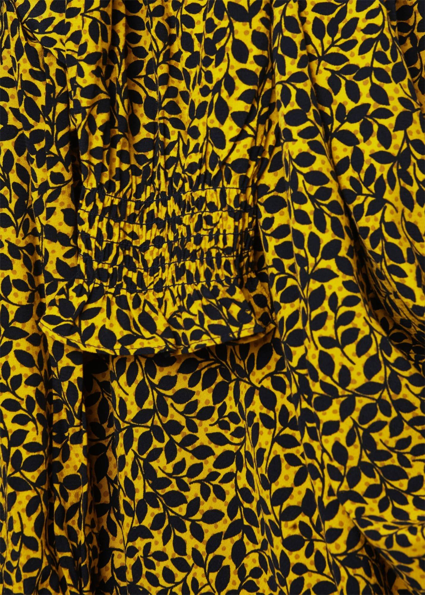 Tafara Tunic Dress, Chartreuse Navy, hi-res