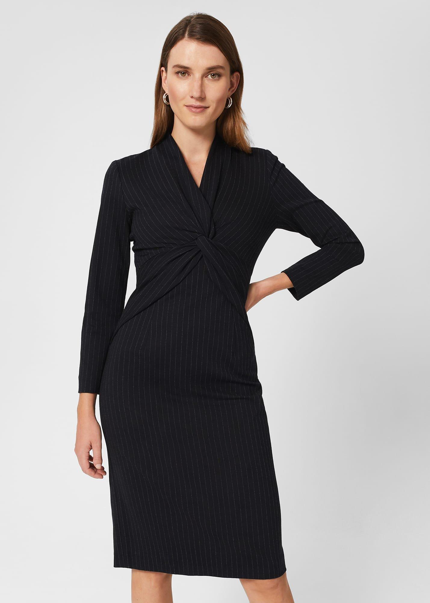 Jules Dress, Navy Ivory, hi-res