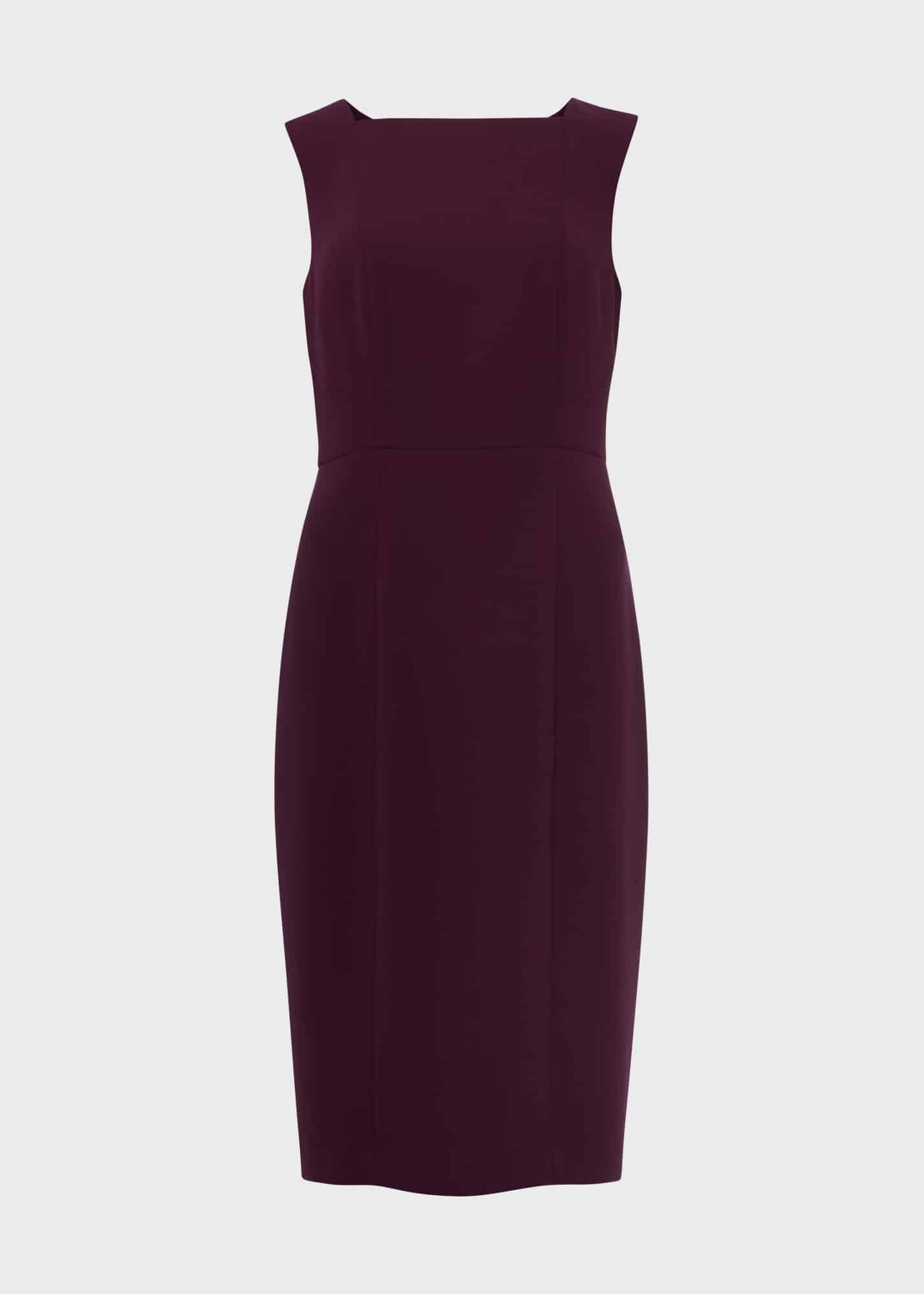 Adelia Dress, Deep Plum, hi-res
