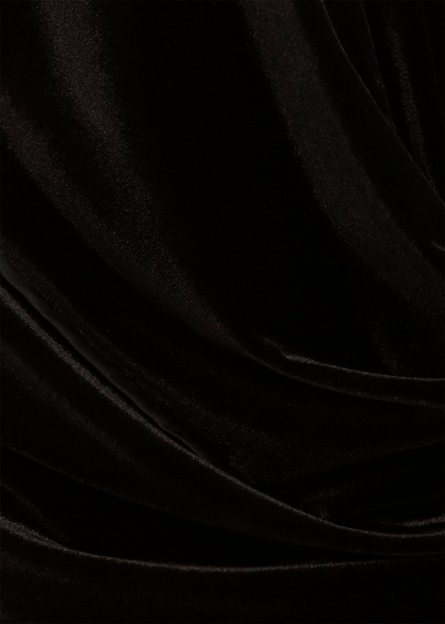 Josie Velvet Shift Dress, Black, hi-res