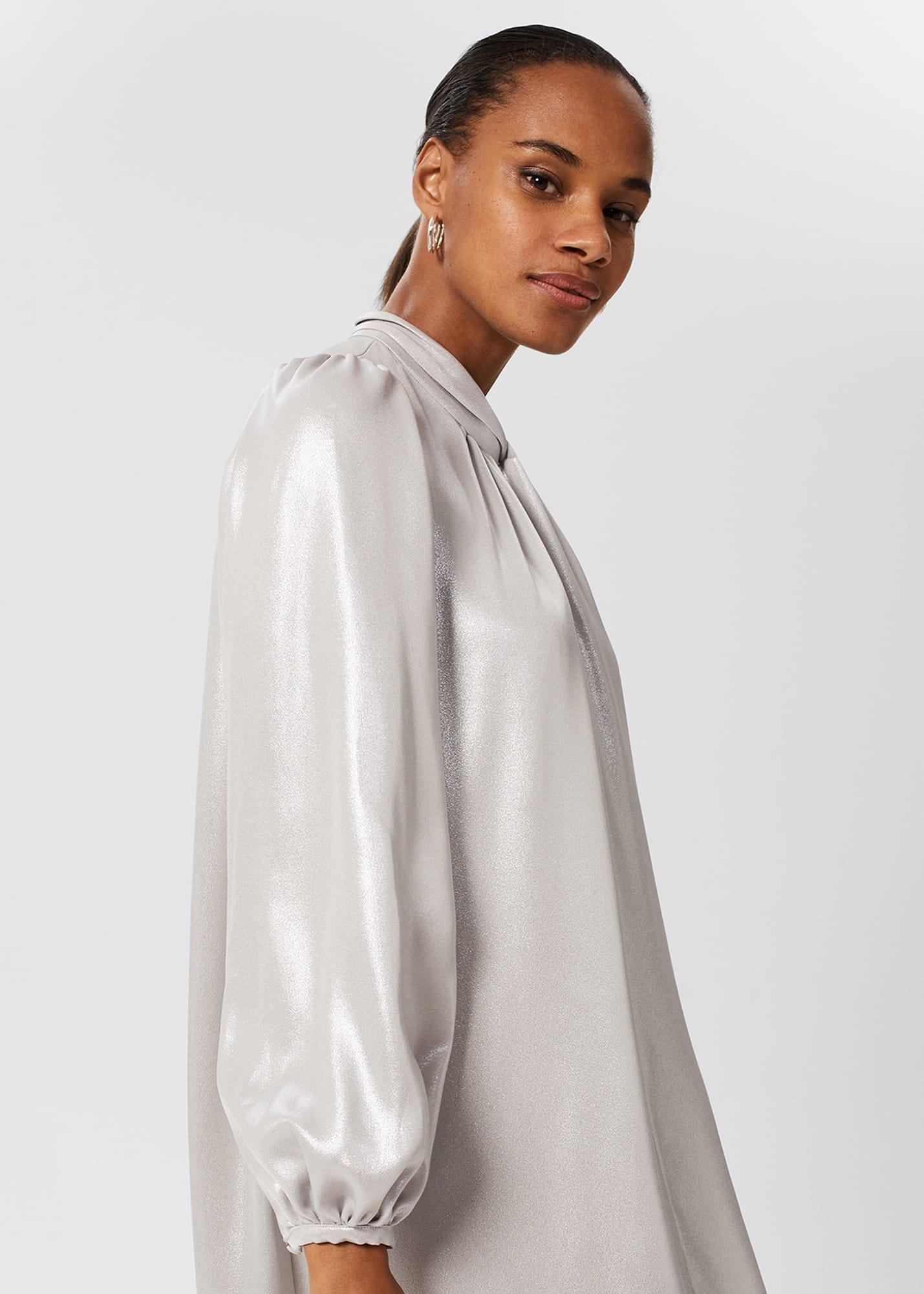 Alexandria Dress, Silver, hi-res