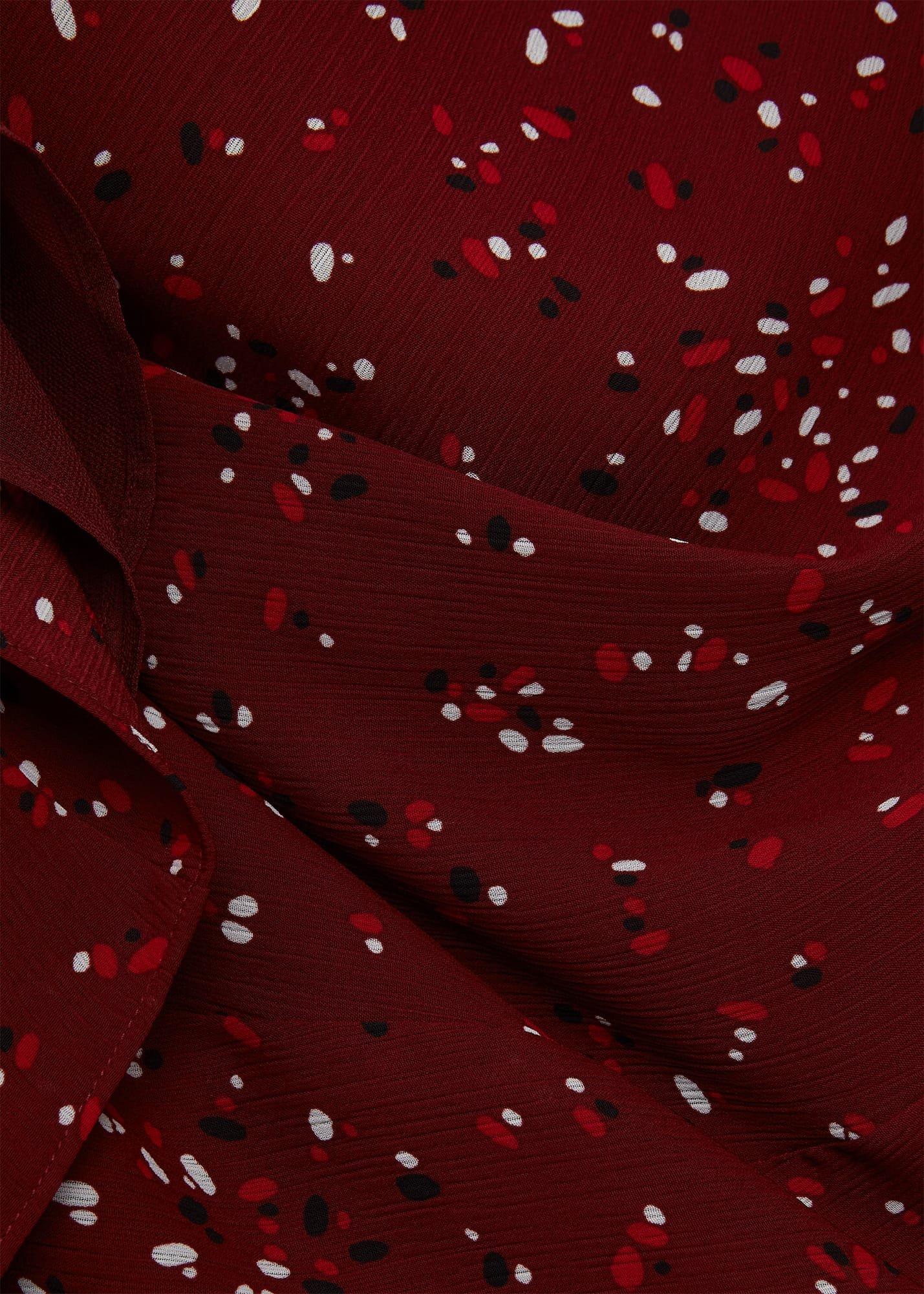 Joella A Line Dress, Wine Red, hi-res