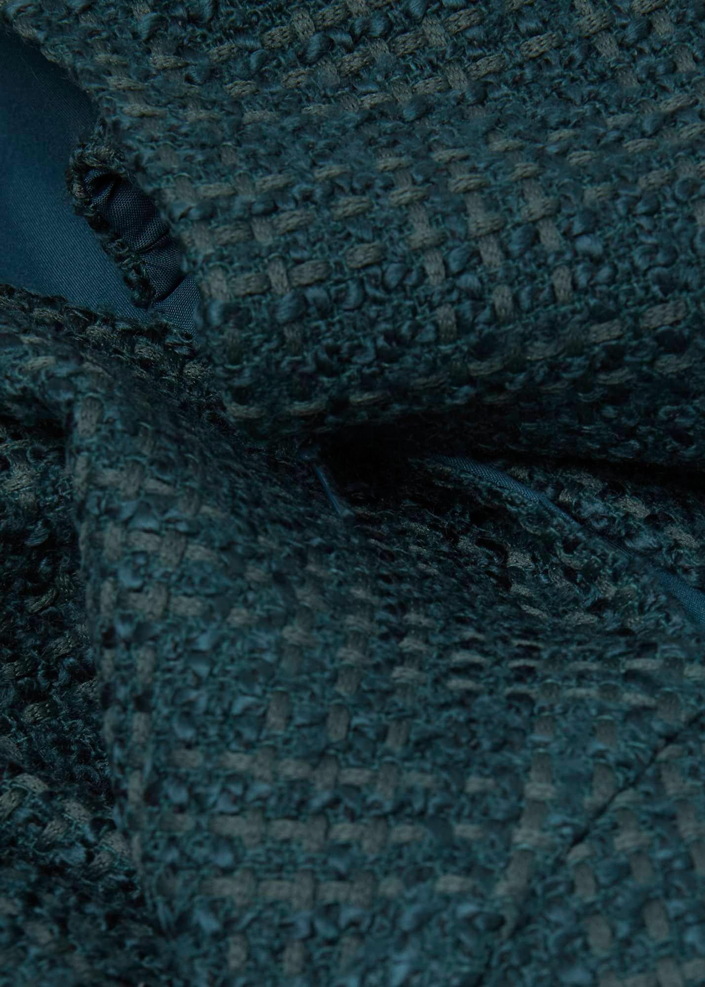 Estella Tweed Dress, Deep Pine Green, hi-res