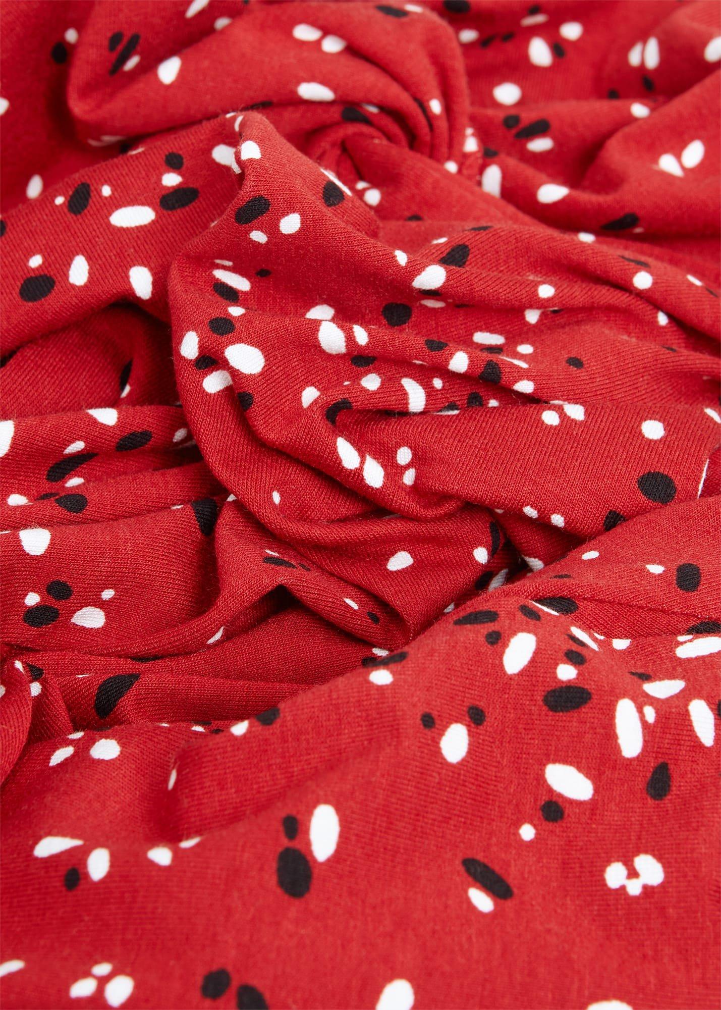 Anoushka Jersey Dress, Red Multi, hi-res