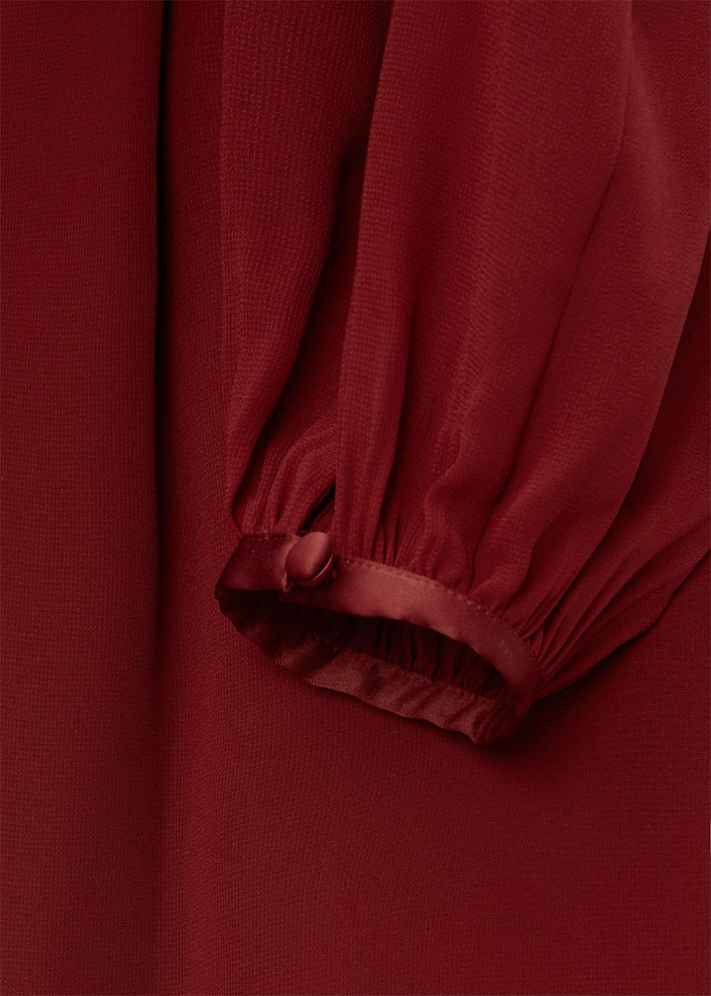 Ciara A Line Dress , Deep Red, hi-res
