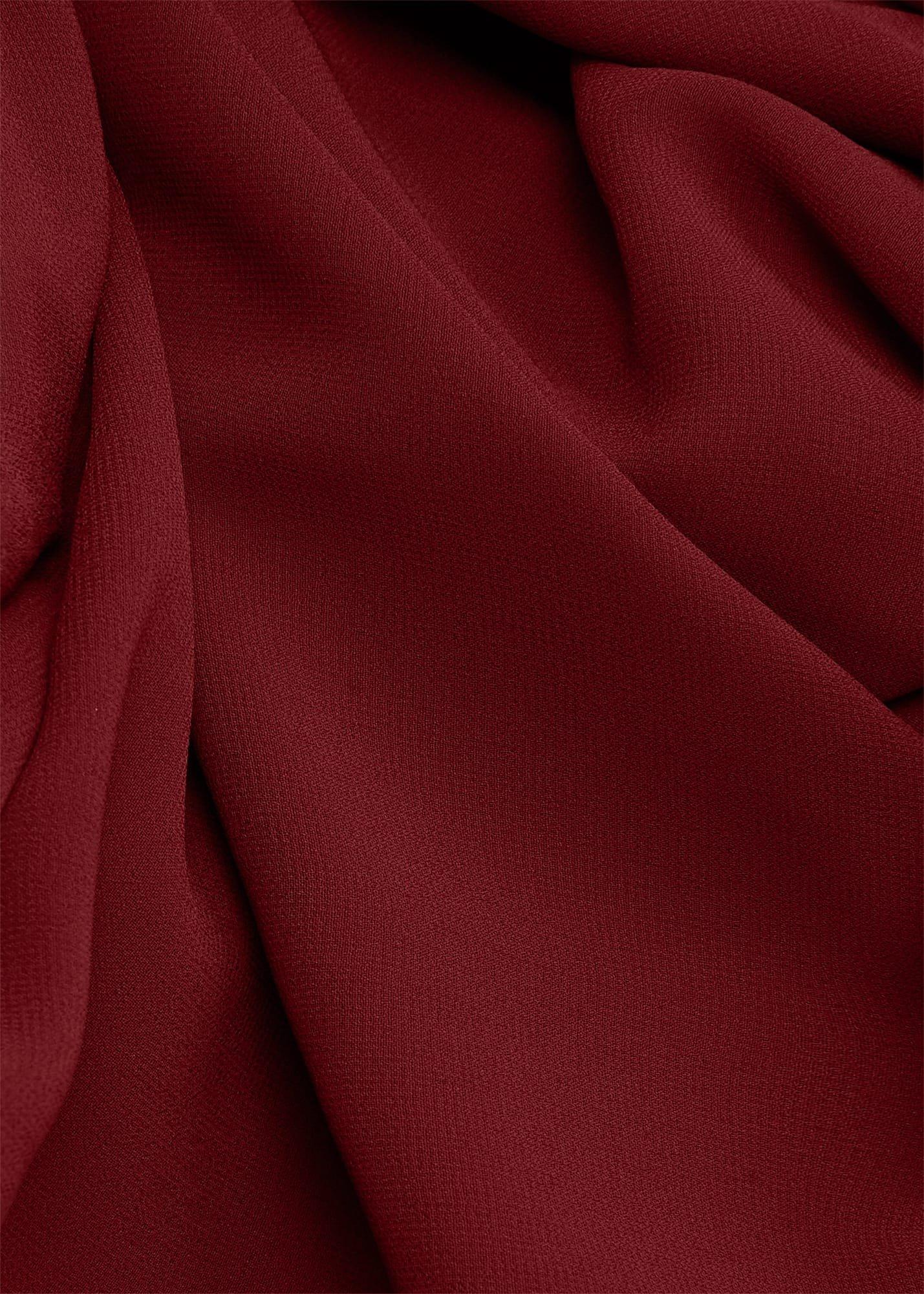 Ciara A Line Dress , Deep Red, hi-res