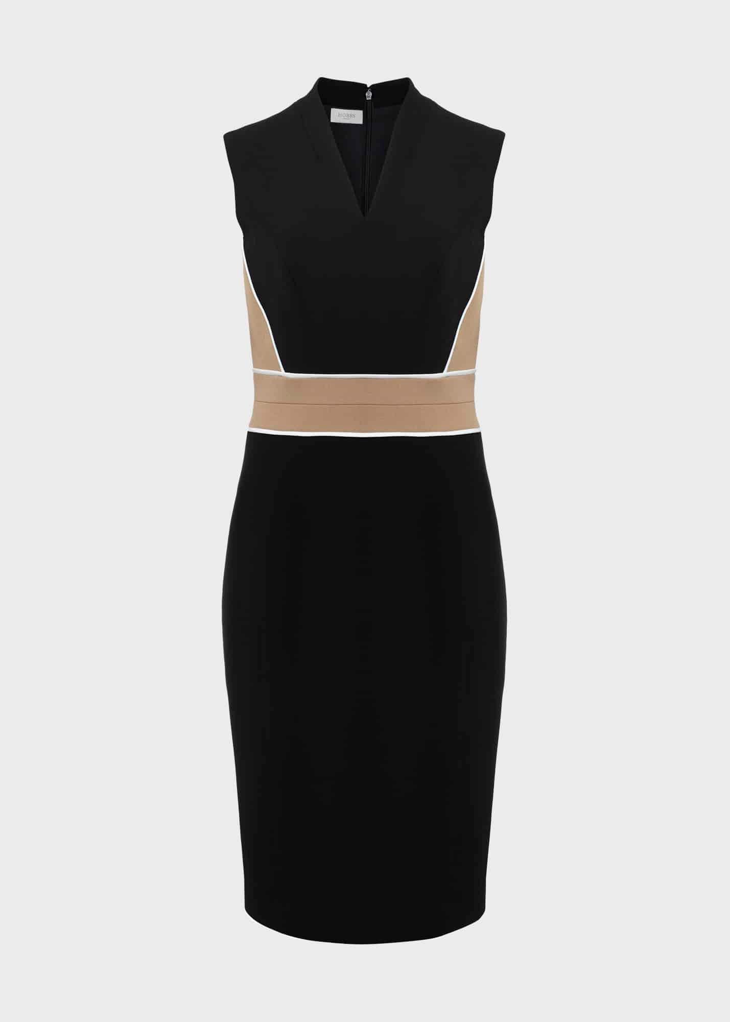 Fatima Dress, Black Camel, hi-res