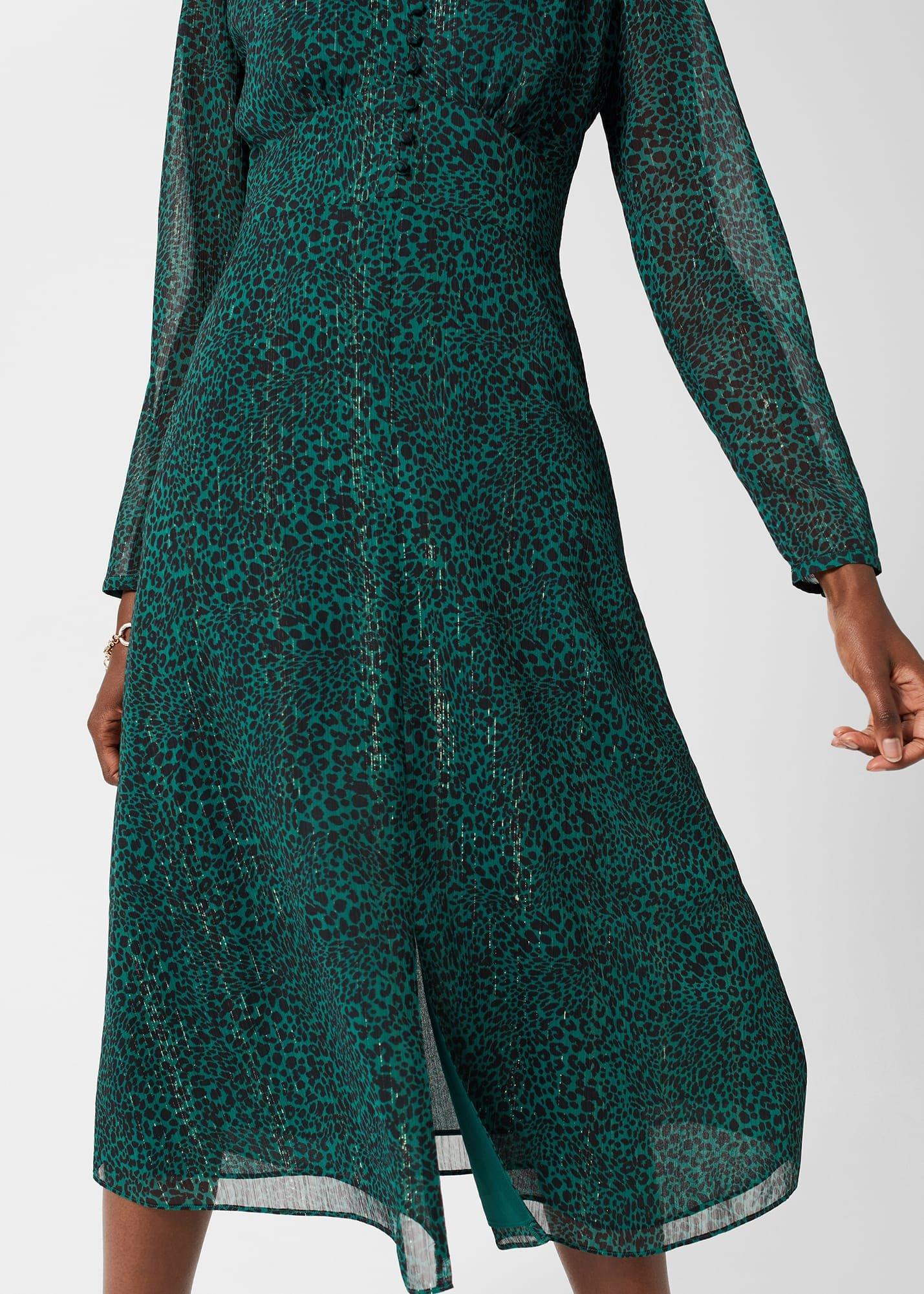 Danica Fit And Flare Dress, Sea Green, hi-res