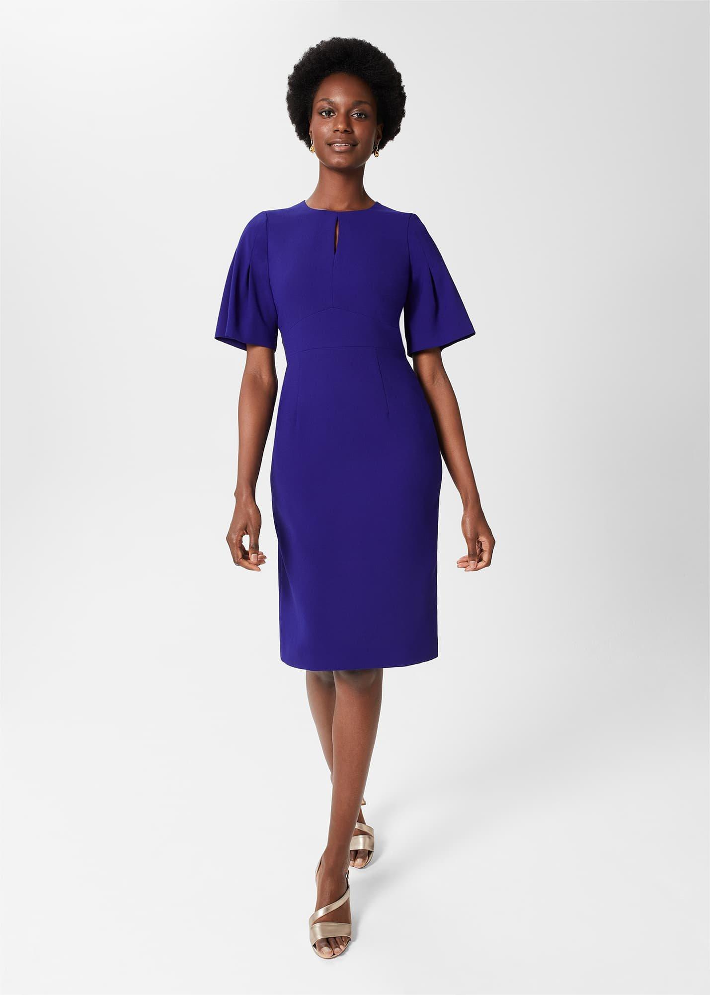 Izara Shift Dress, Ultramarine, hi-res