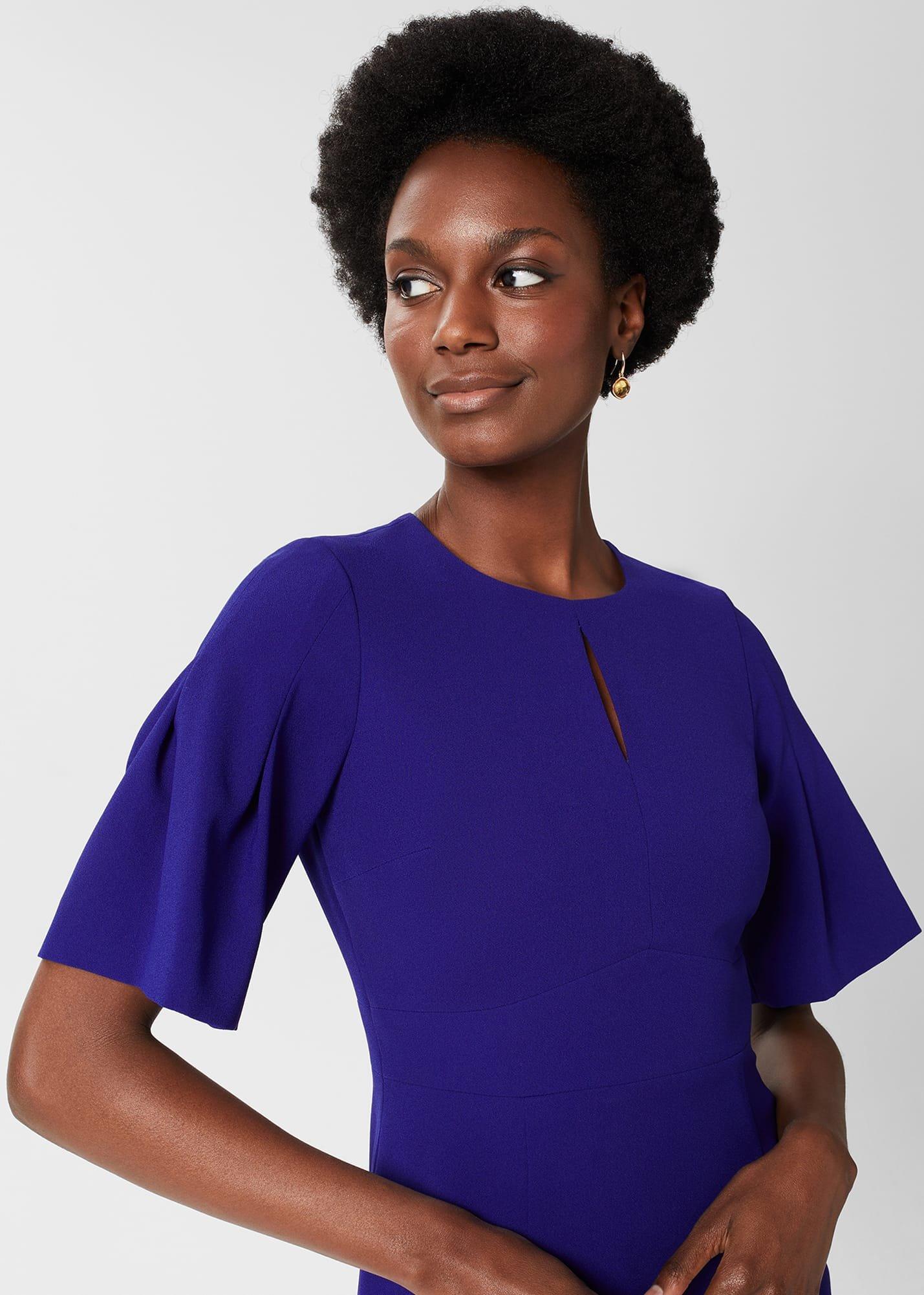 Izara Shift Dress, Ultramarine, hi-res