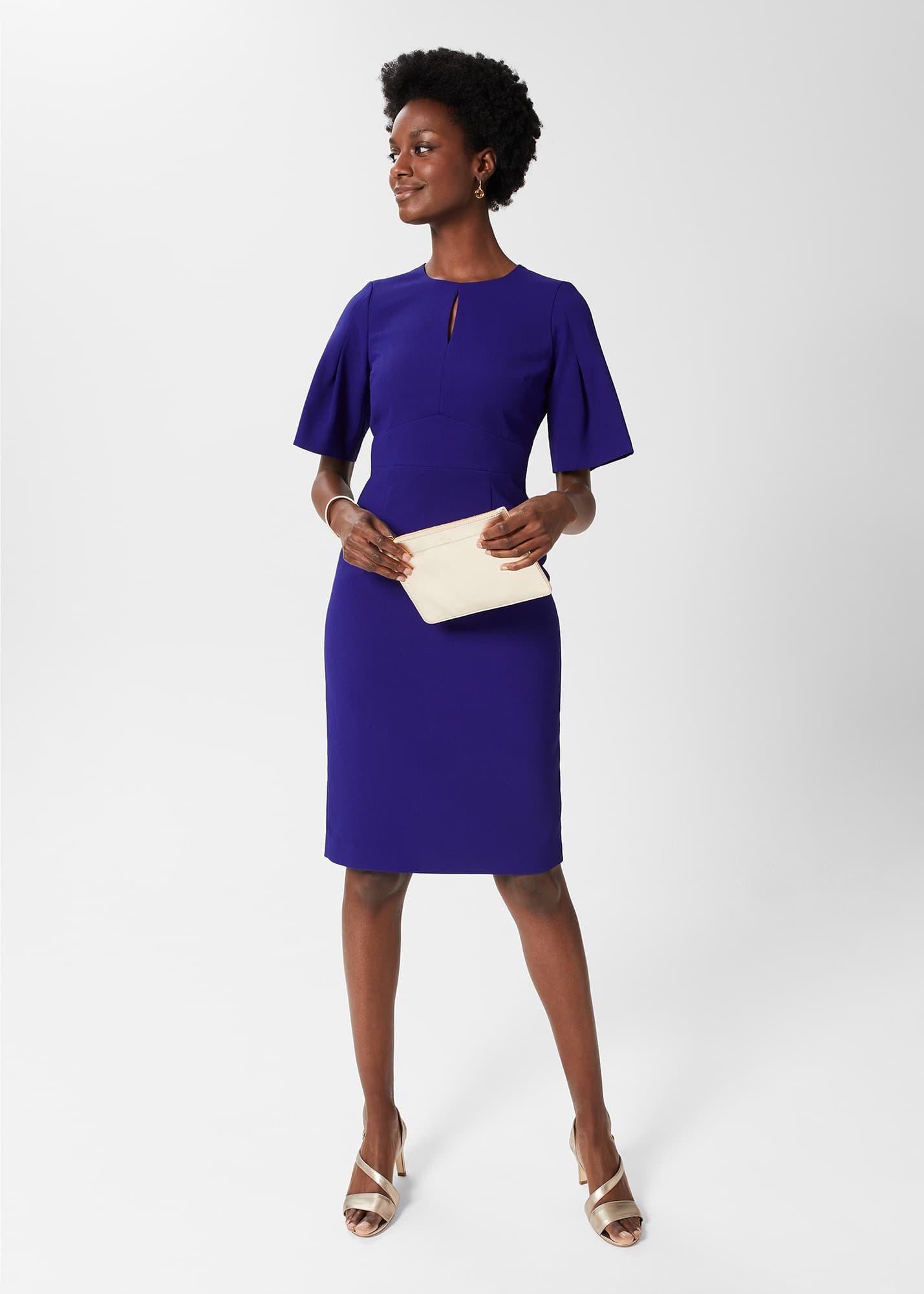 Izara Shift Dress, Ultramarine, hi-res