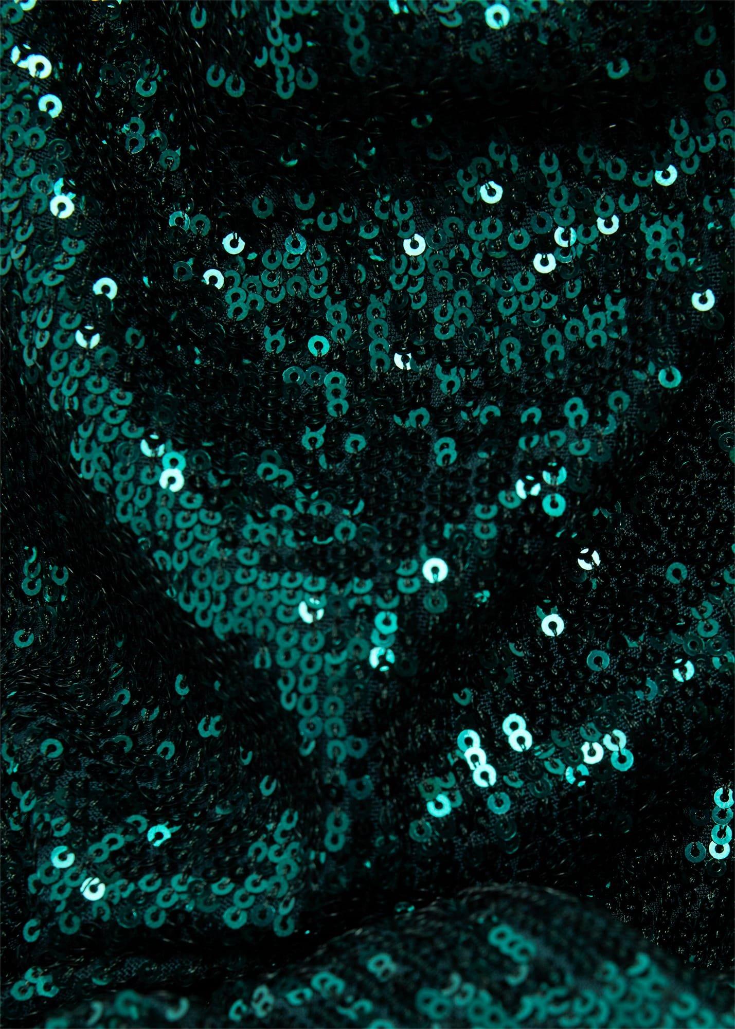 Sawyer Sequin Shift Dress , Evergreen, hi-res