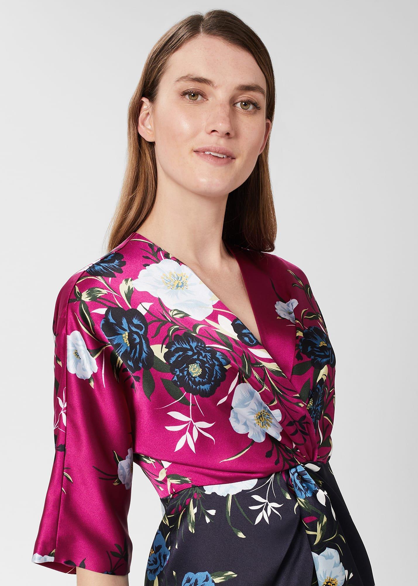 Farrah Dress, Purple Navy, hi-res