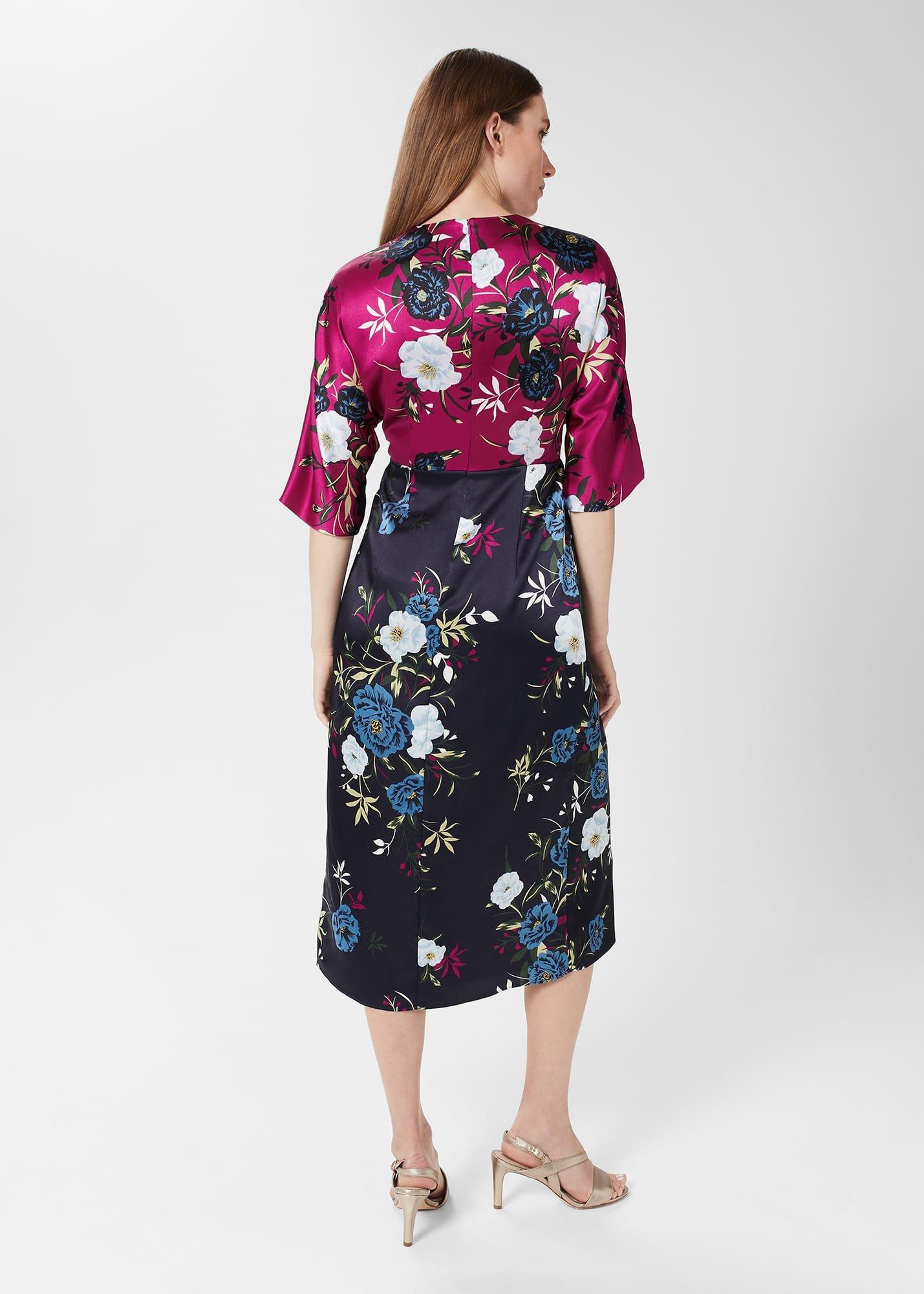 Farrah Dress, Purple Navy, hi-res