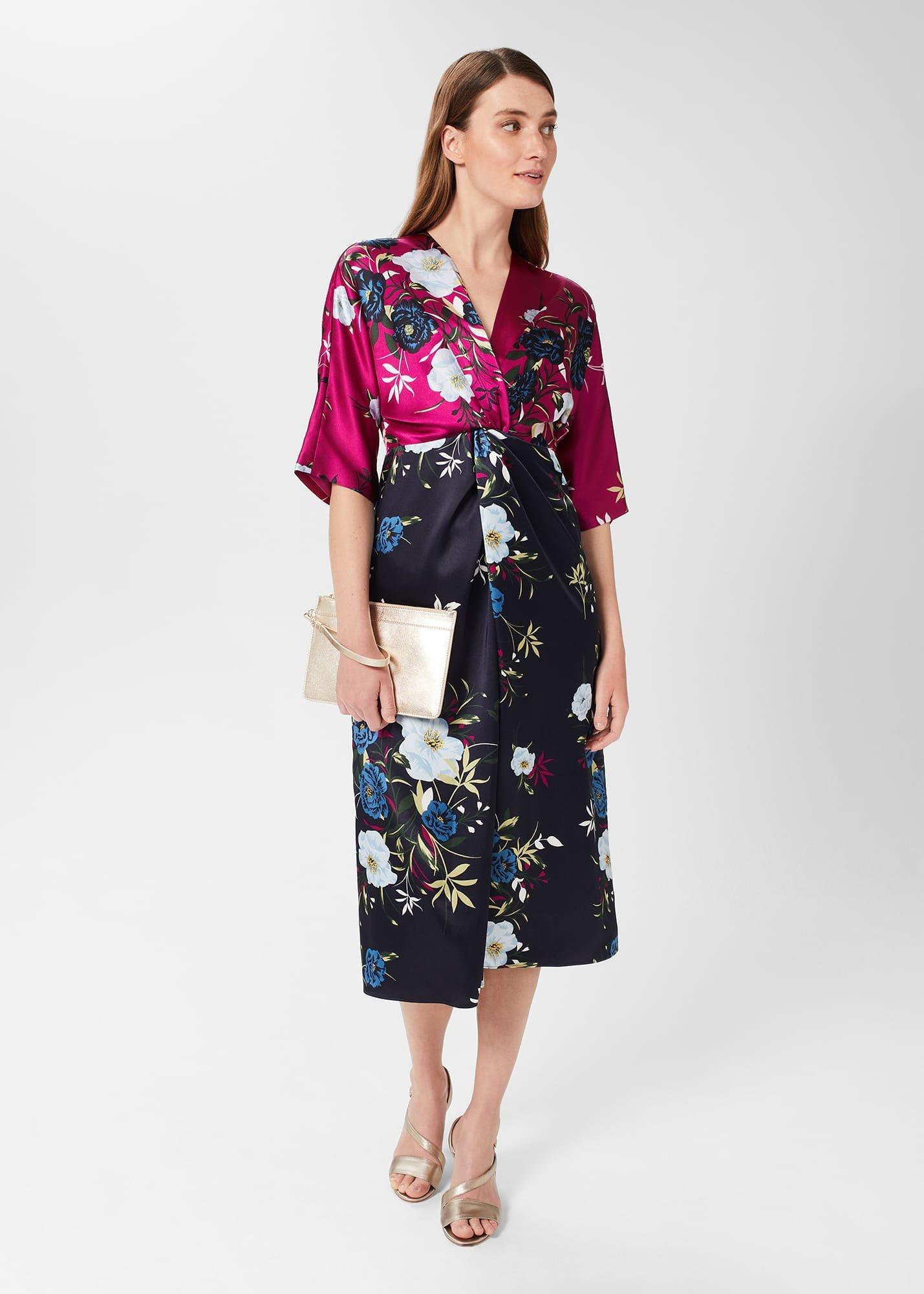 Farrah Dress, Purple Navy, hi-res