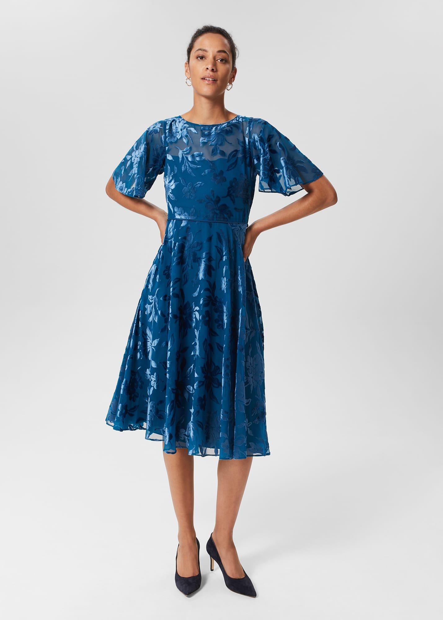 Eleanor Devore Fit And Flare Dress