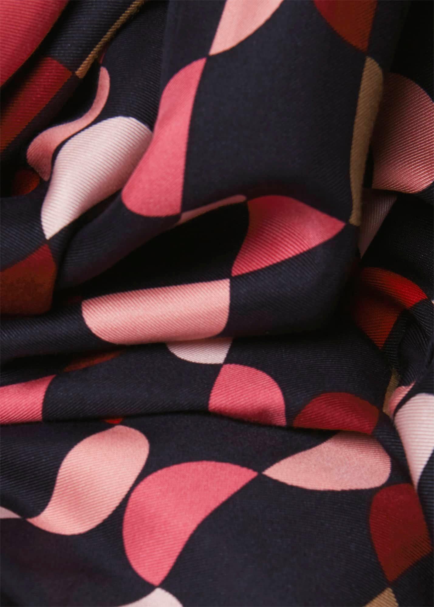 Aubery Tunic Dress, Navy Multi, hi-res