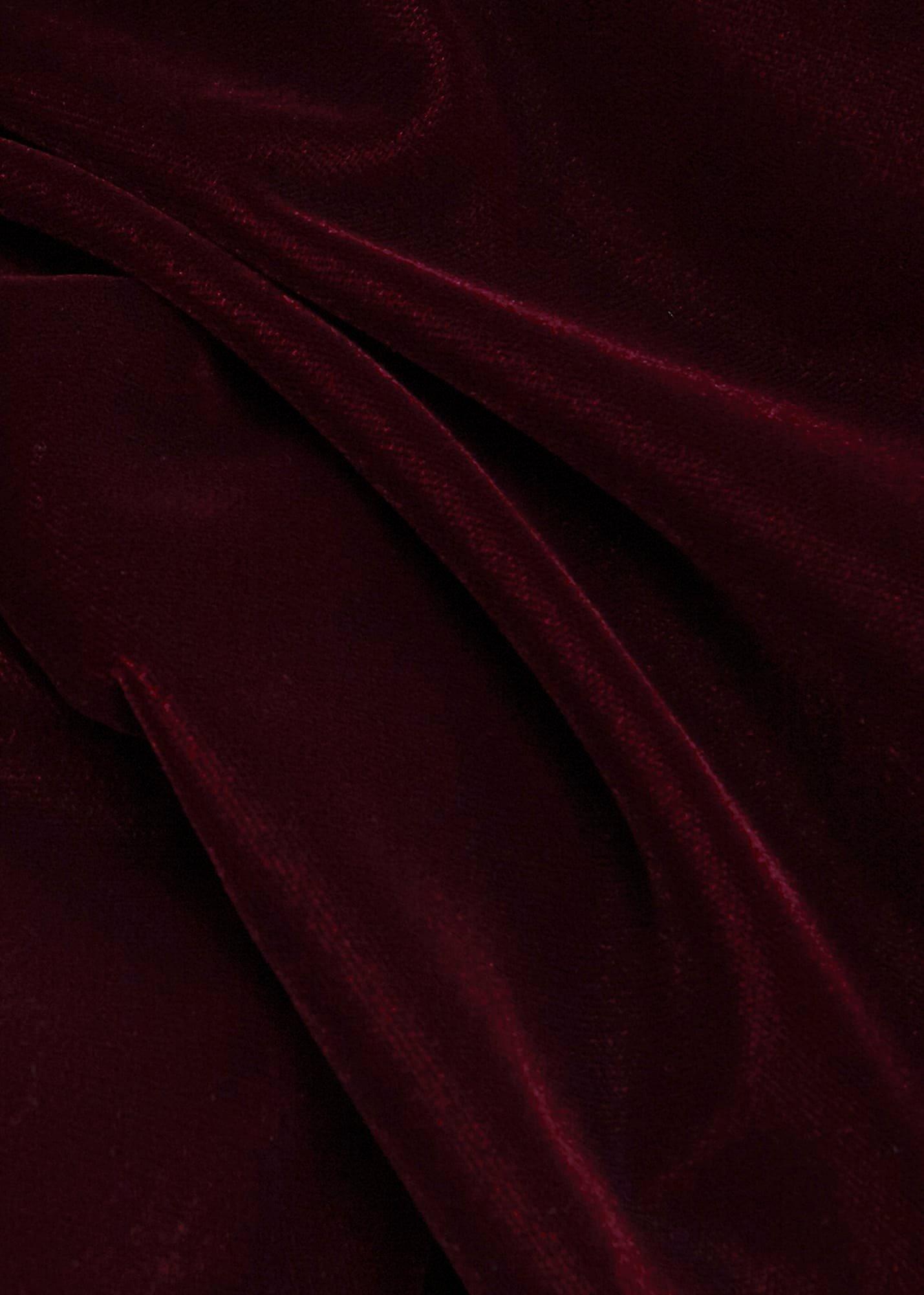 Velvet Marciella Dress, Wine Red, hi-res