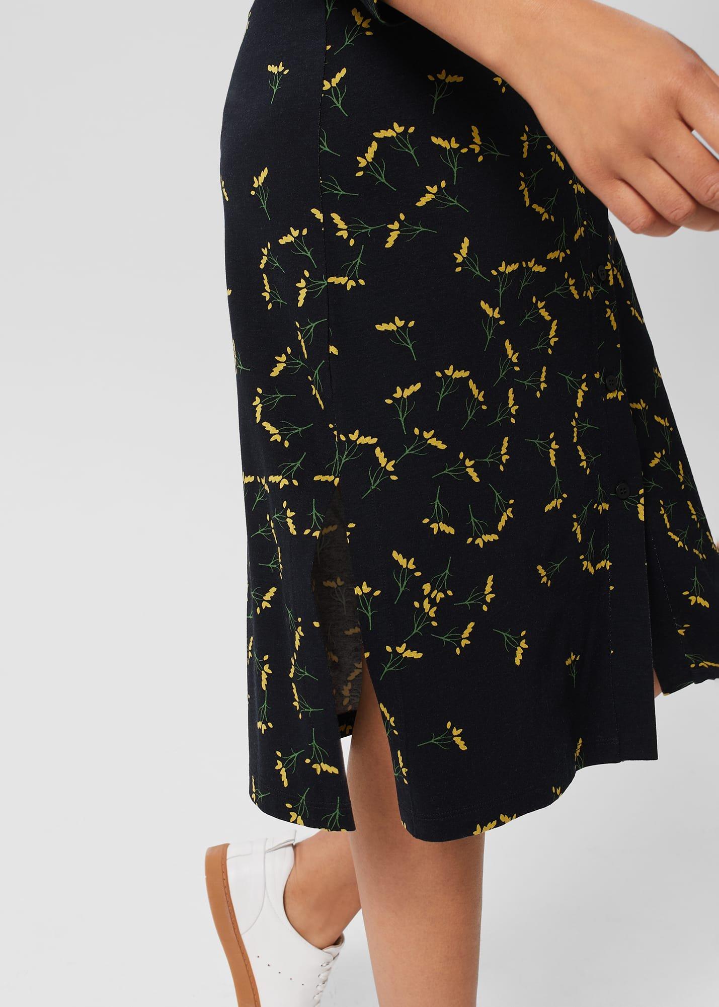 Petite Hatty Dress, Navy Chartreuse, hi-res
