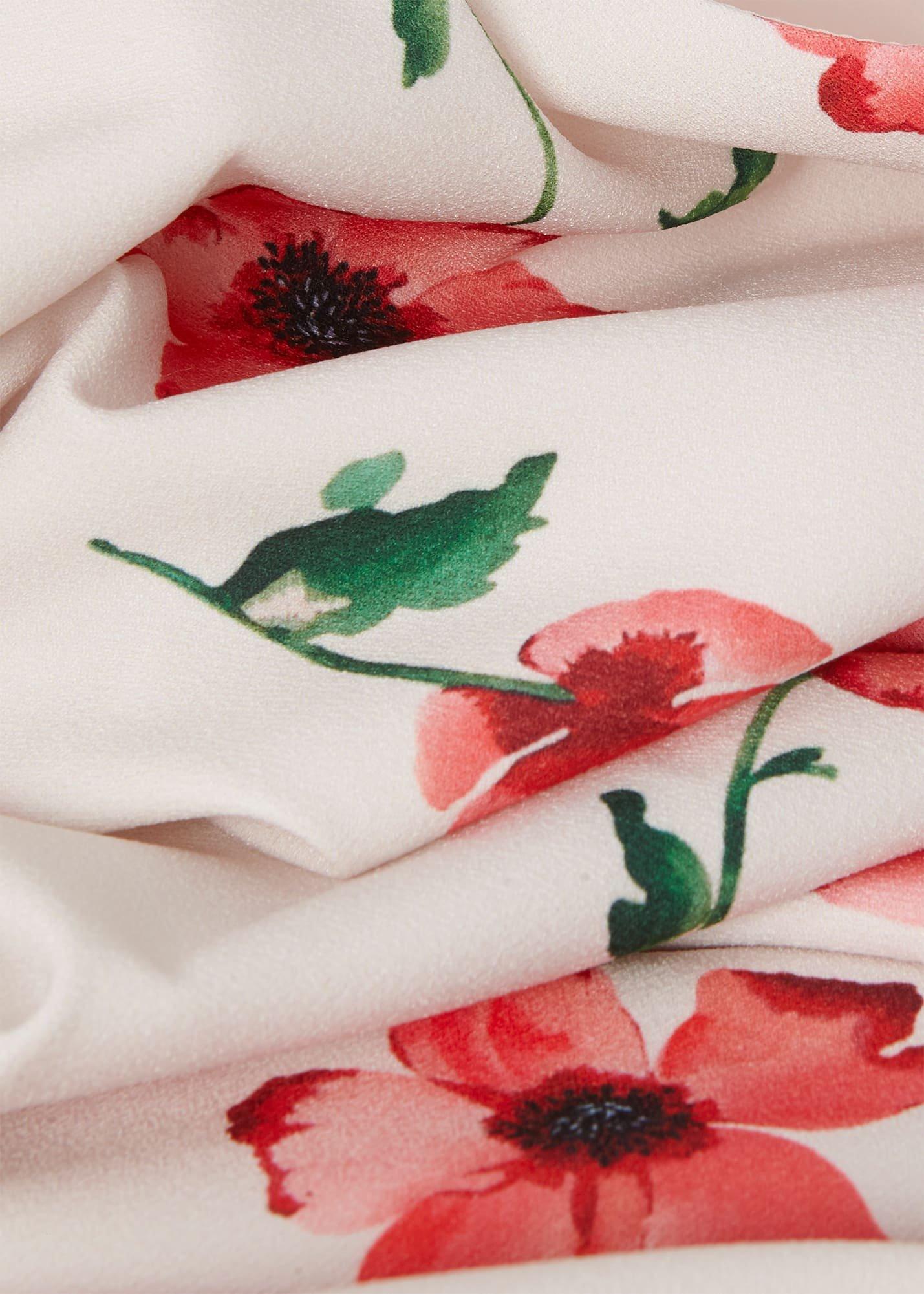 Aleena Floral Shift Dress, Cream Red Multi, hi-res