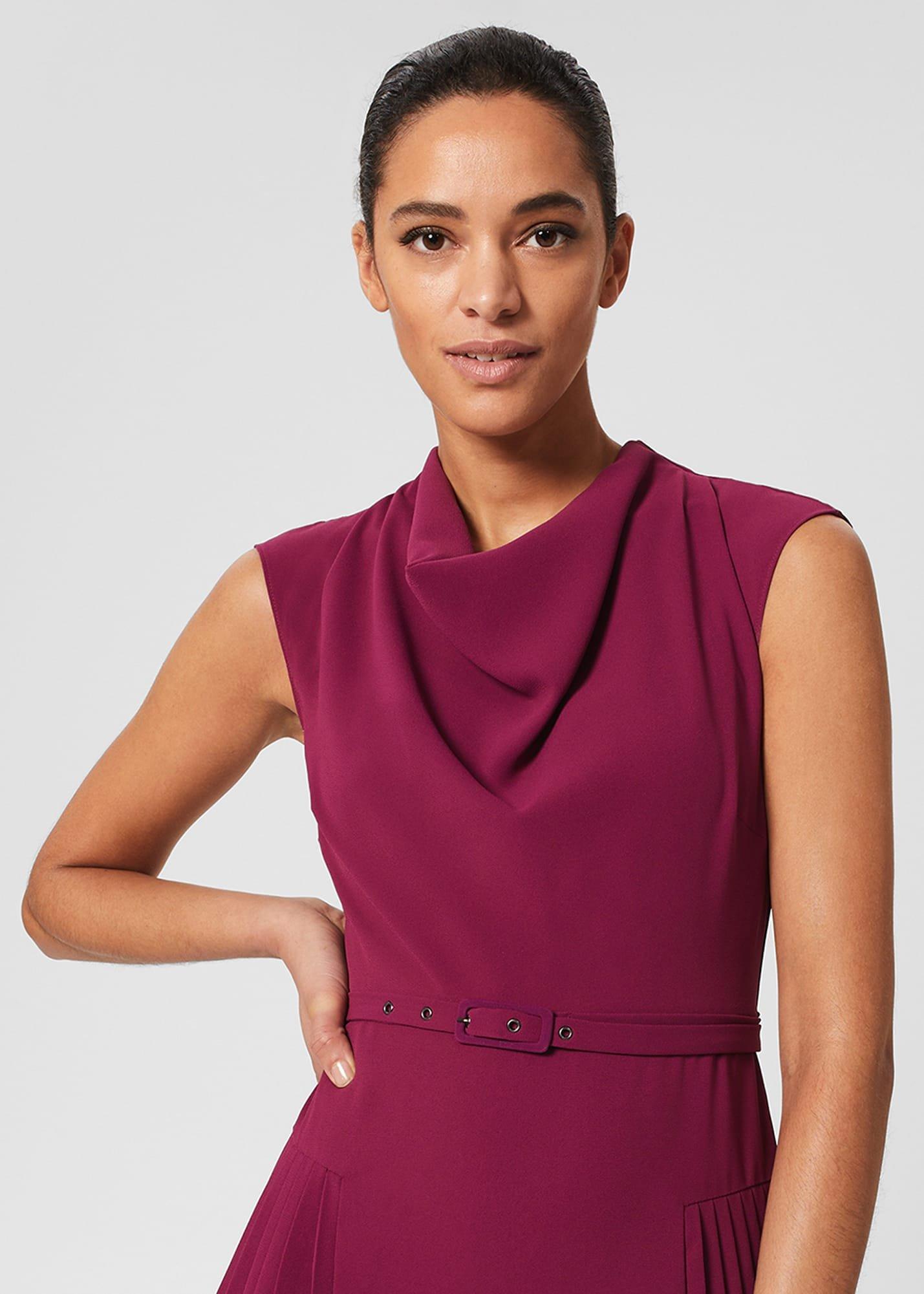 Sierra Dress, Warm Plum, hi-res