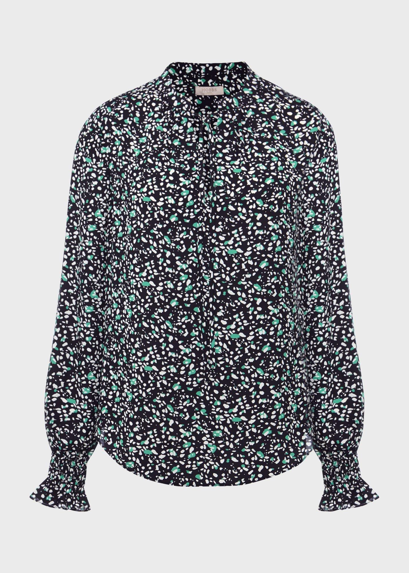 Aisha Blouse, Green Multi, hi-res