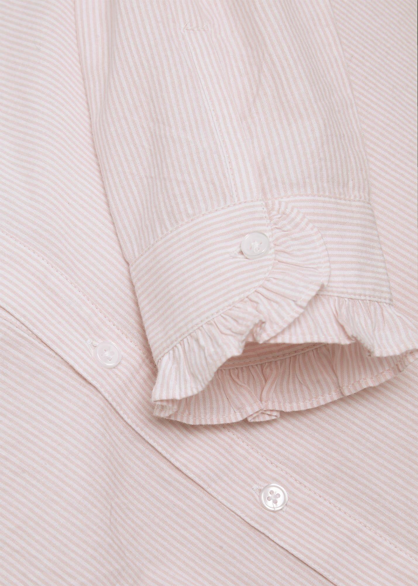 Miri Stripe Blouse, Pink White, hi-res