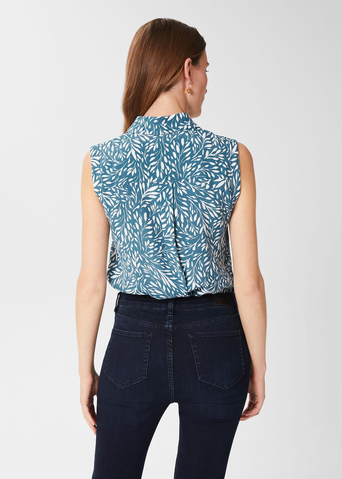 Esme Top, Green White, hi-res