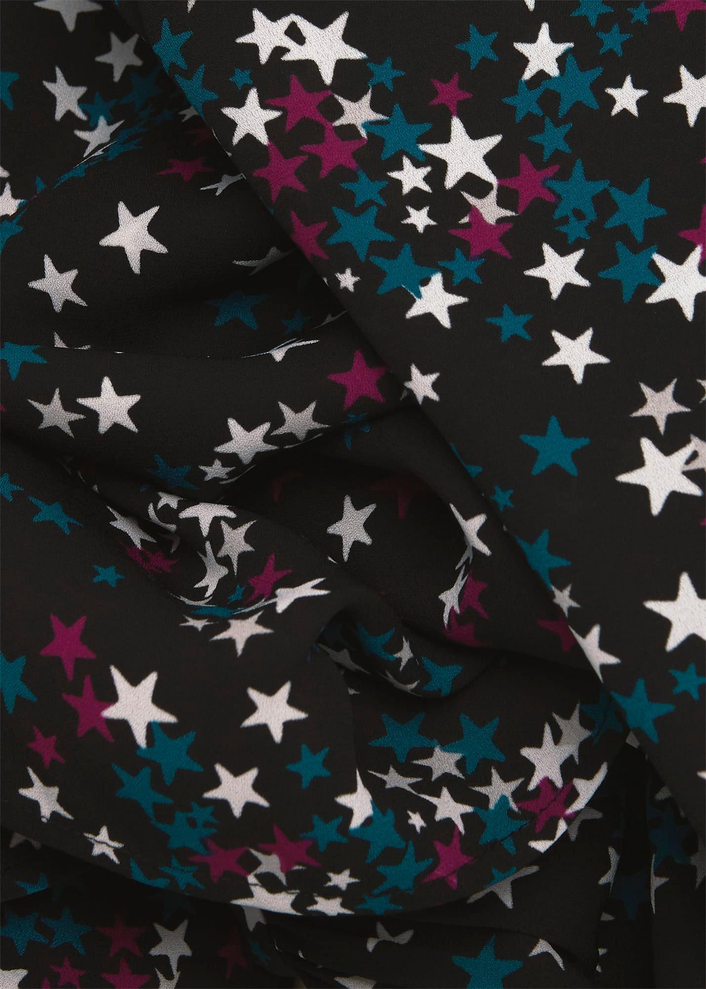 Alycia Star Blouse, Black Multi, hi-res