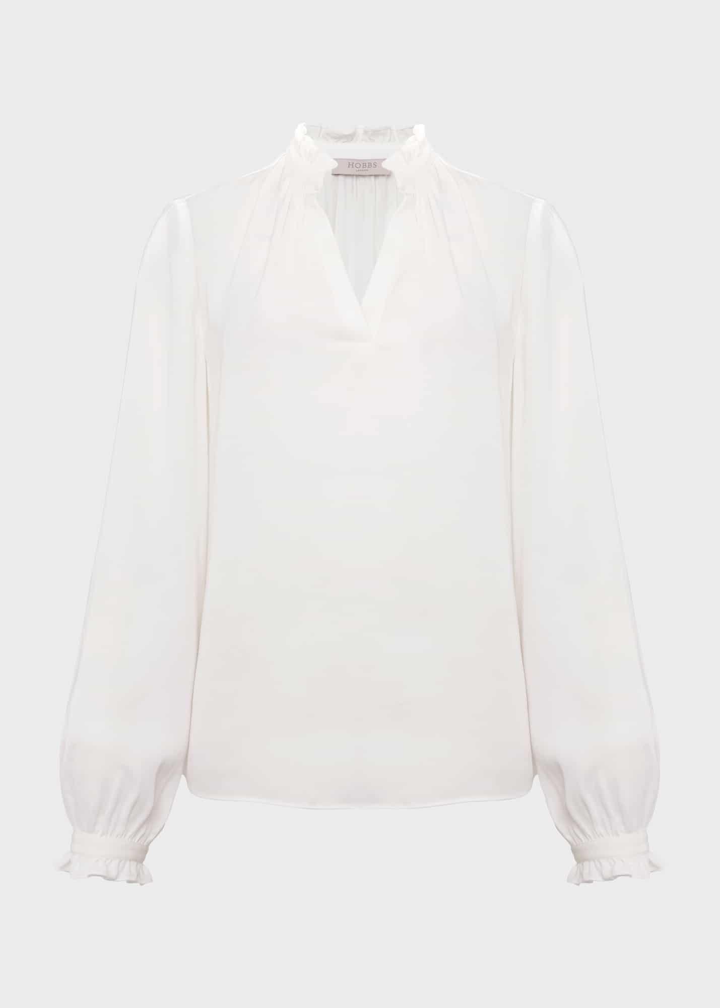 Beki Blouse, Ivory, hi-res