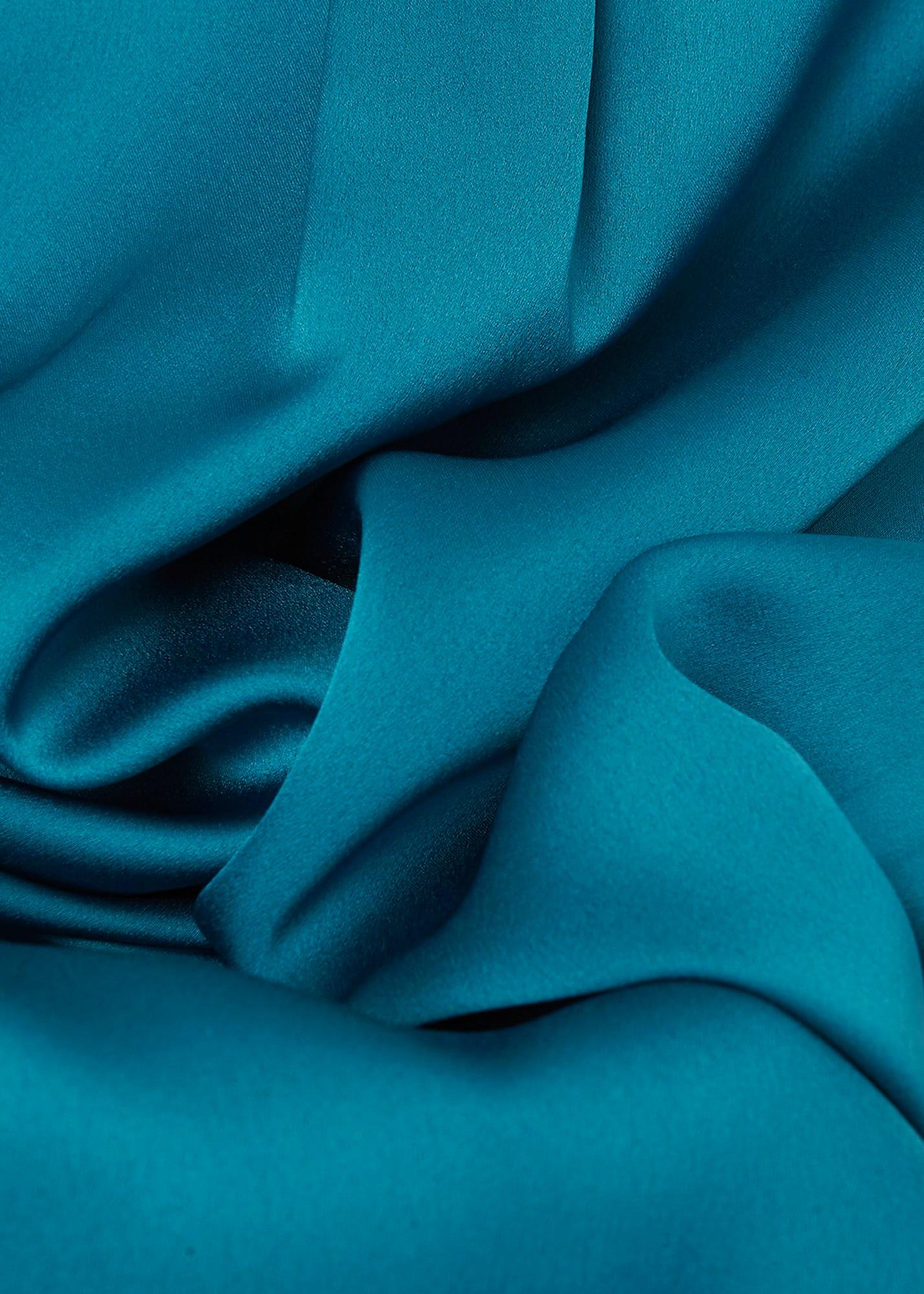 Evianna Lace Detail Blouse , Deep Jade Blue, hi-res