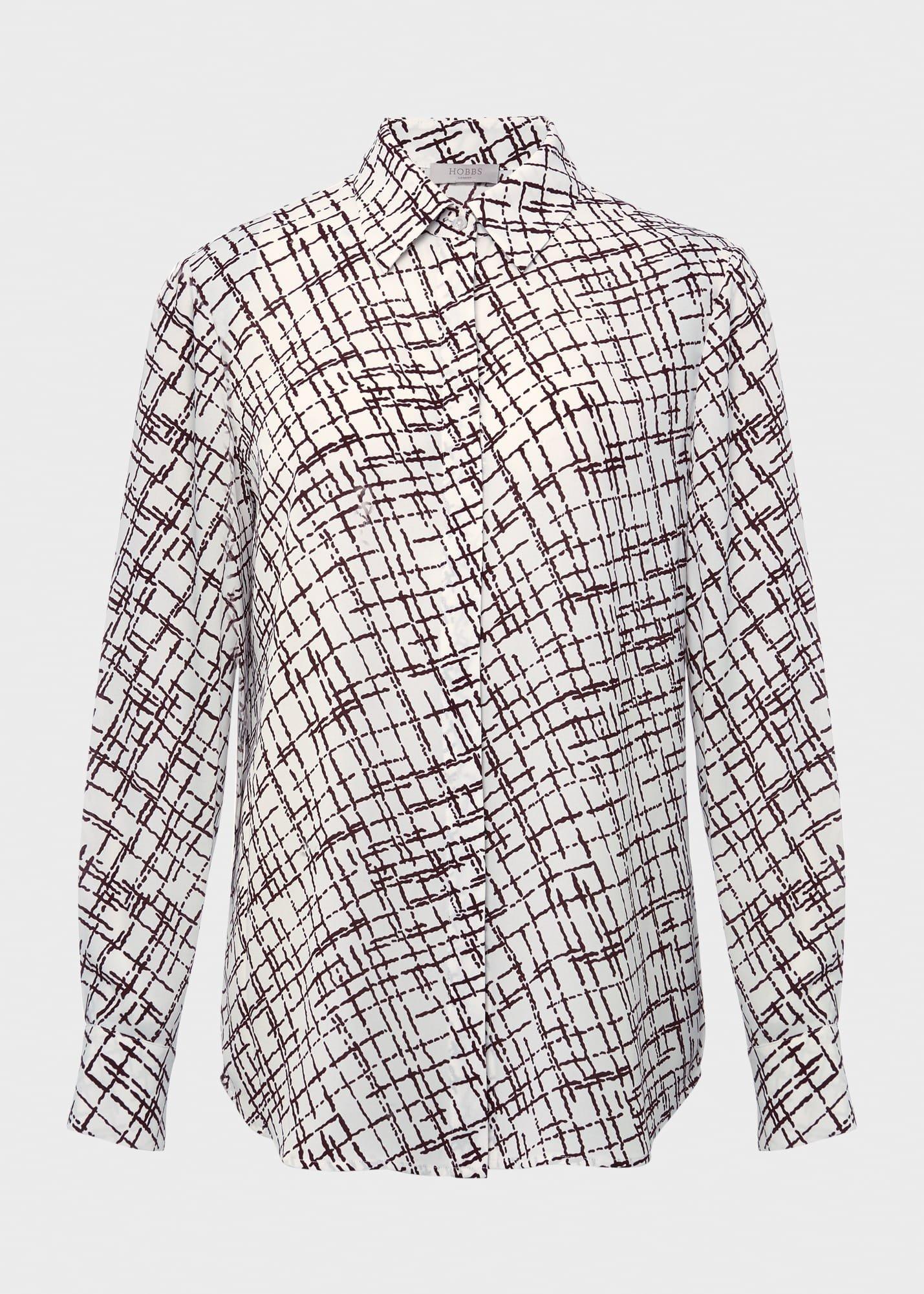 Eva Shirt, Ivory Plum, hi-res