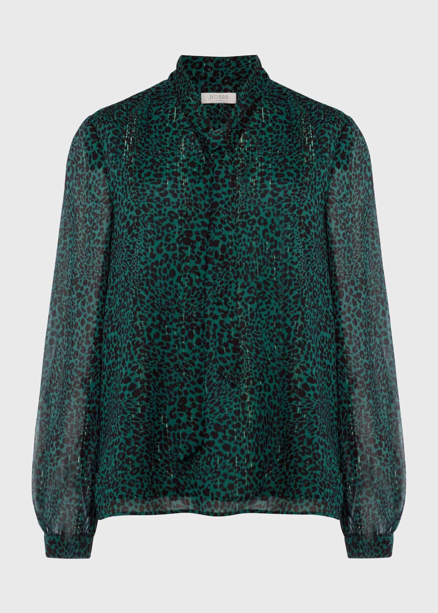 Sandy Blouse , Sea Green, hi-res