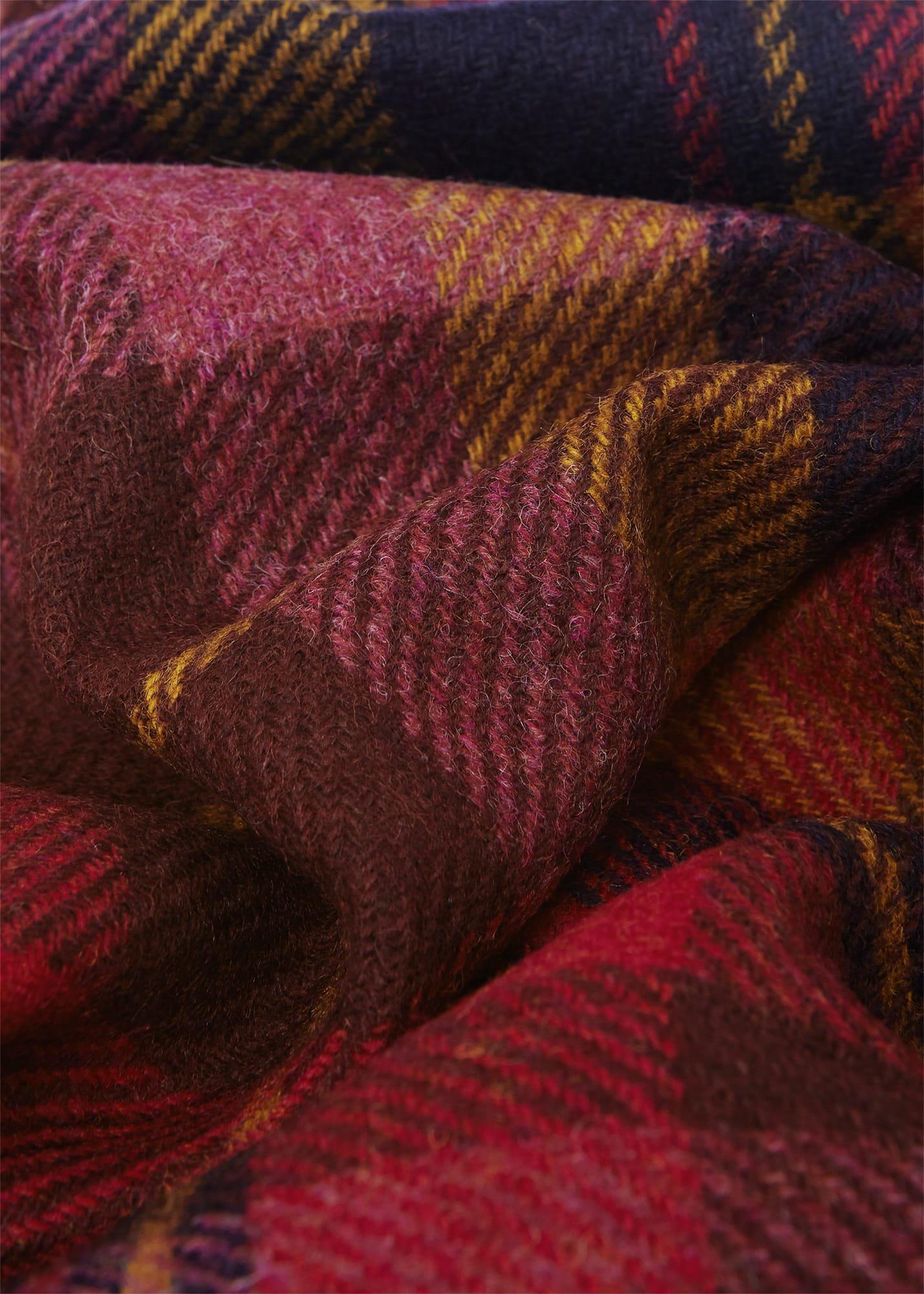 Lacey Wool Skirt, Raspberry Multi, hi-res