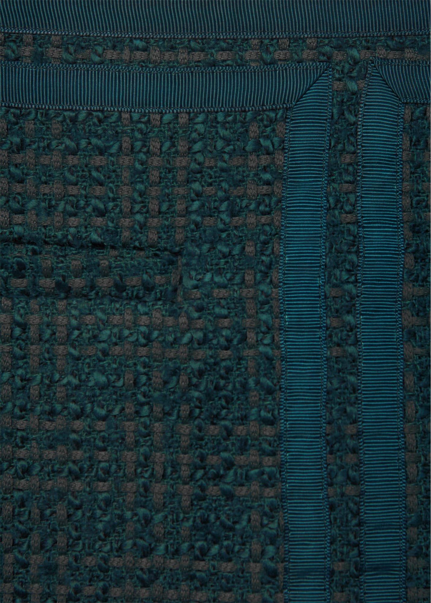 Estella Tweed Skirt, Deep Pine Green, hi-res