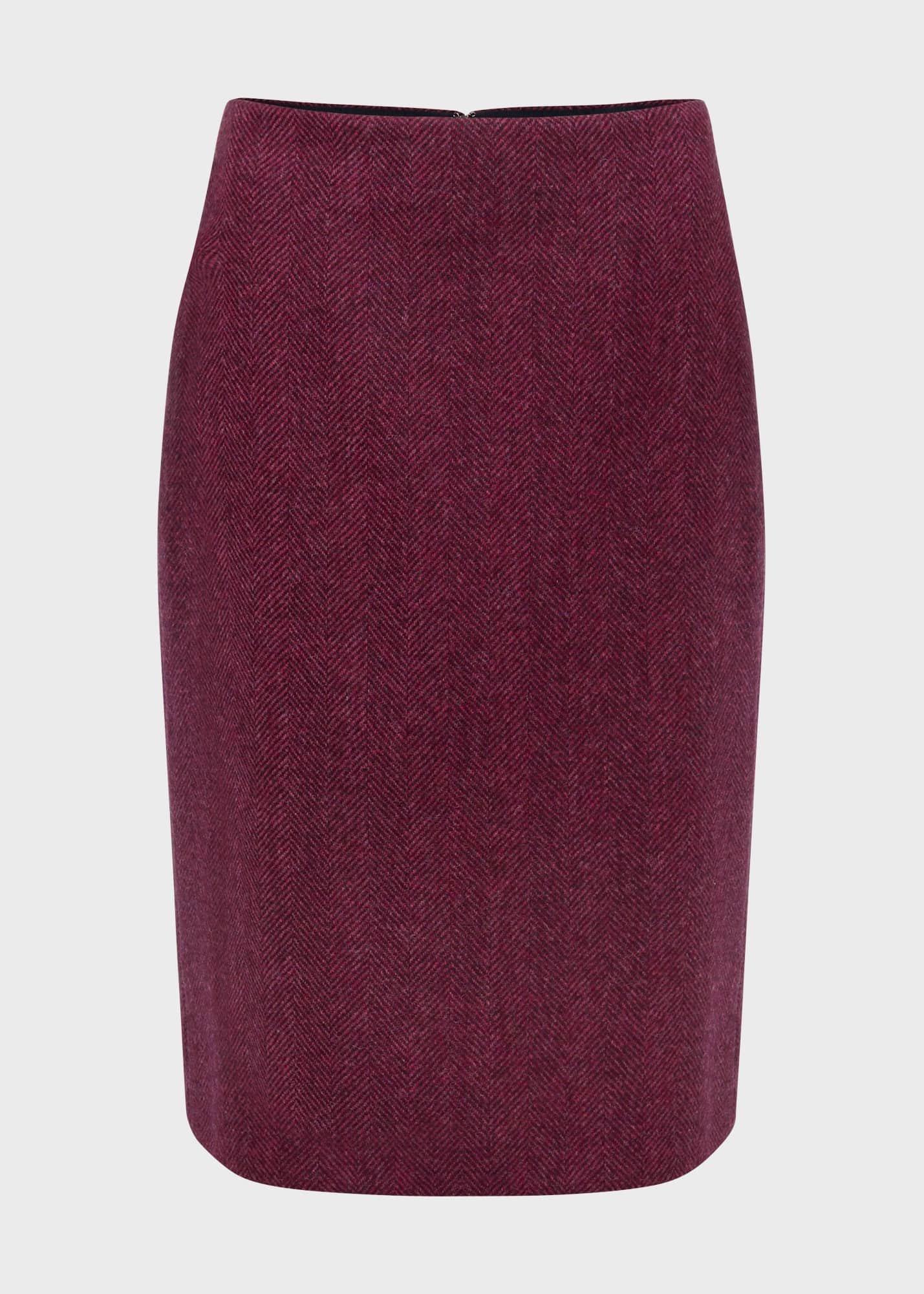 Daphne Wool Skirt, Purple Multi, hi-res