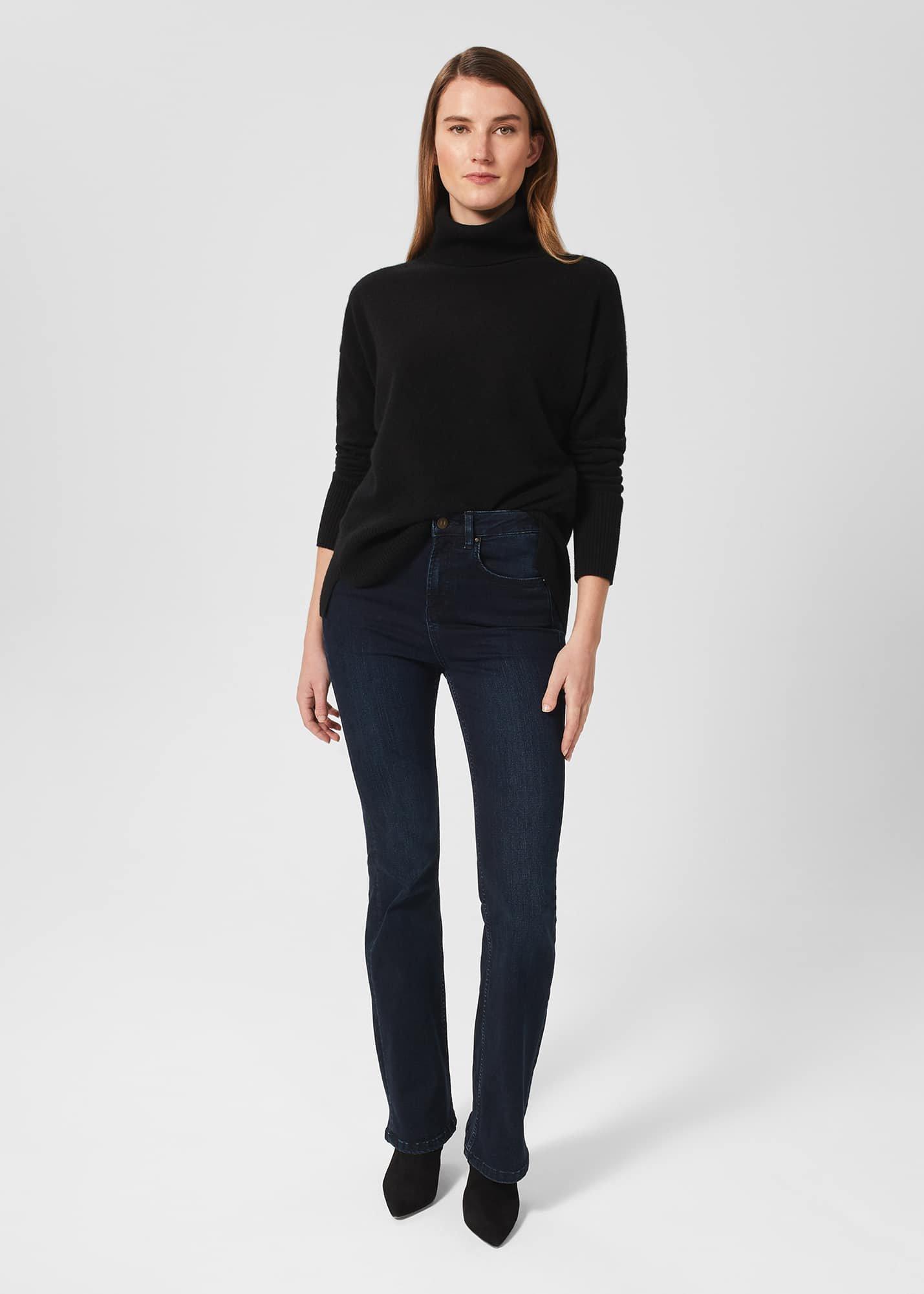 Niomi Bootcut Jeans , Indigo, hi-res