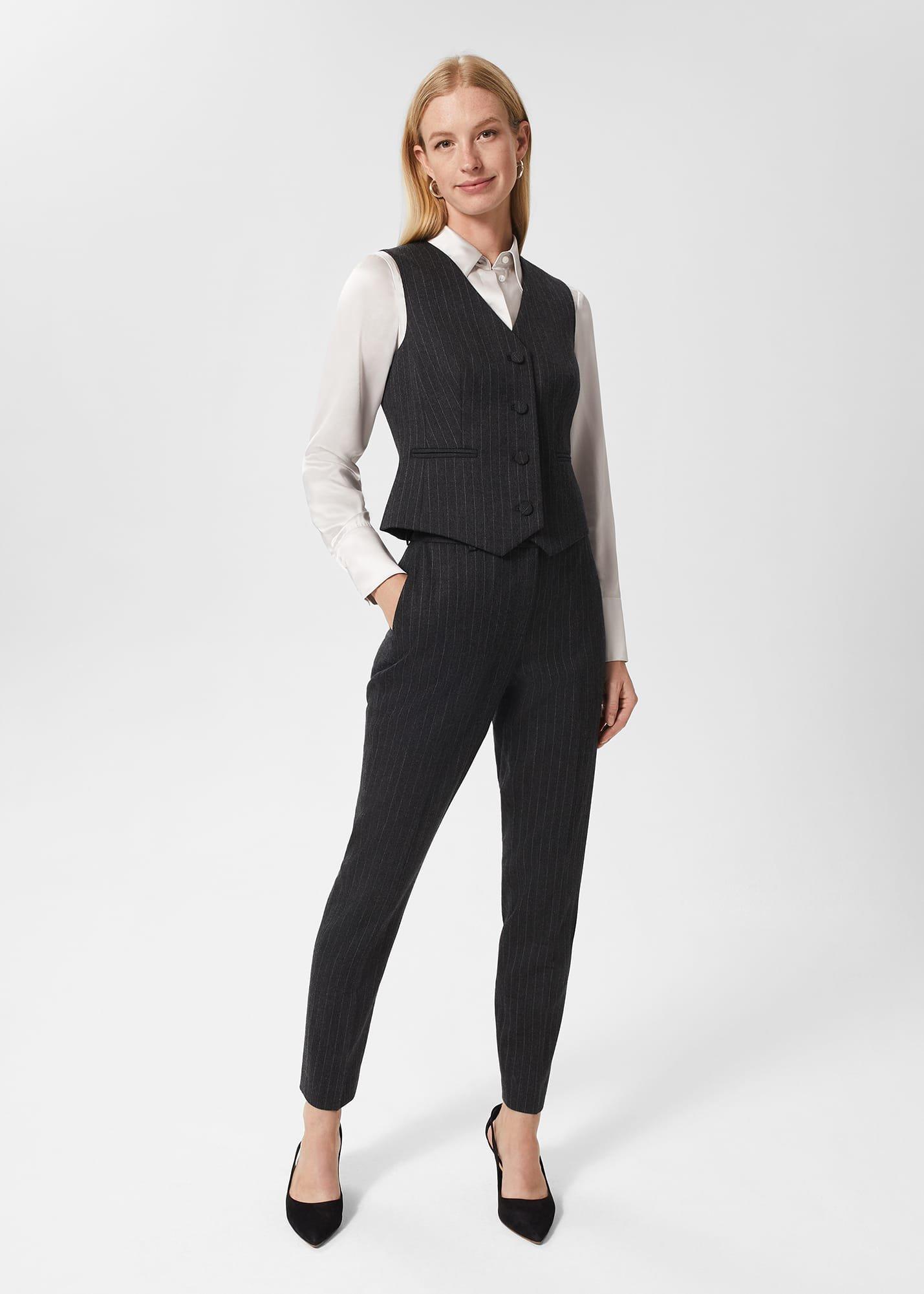 Chelsea Trousers, Charcoal Ivory, hi-res