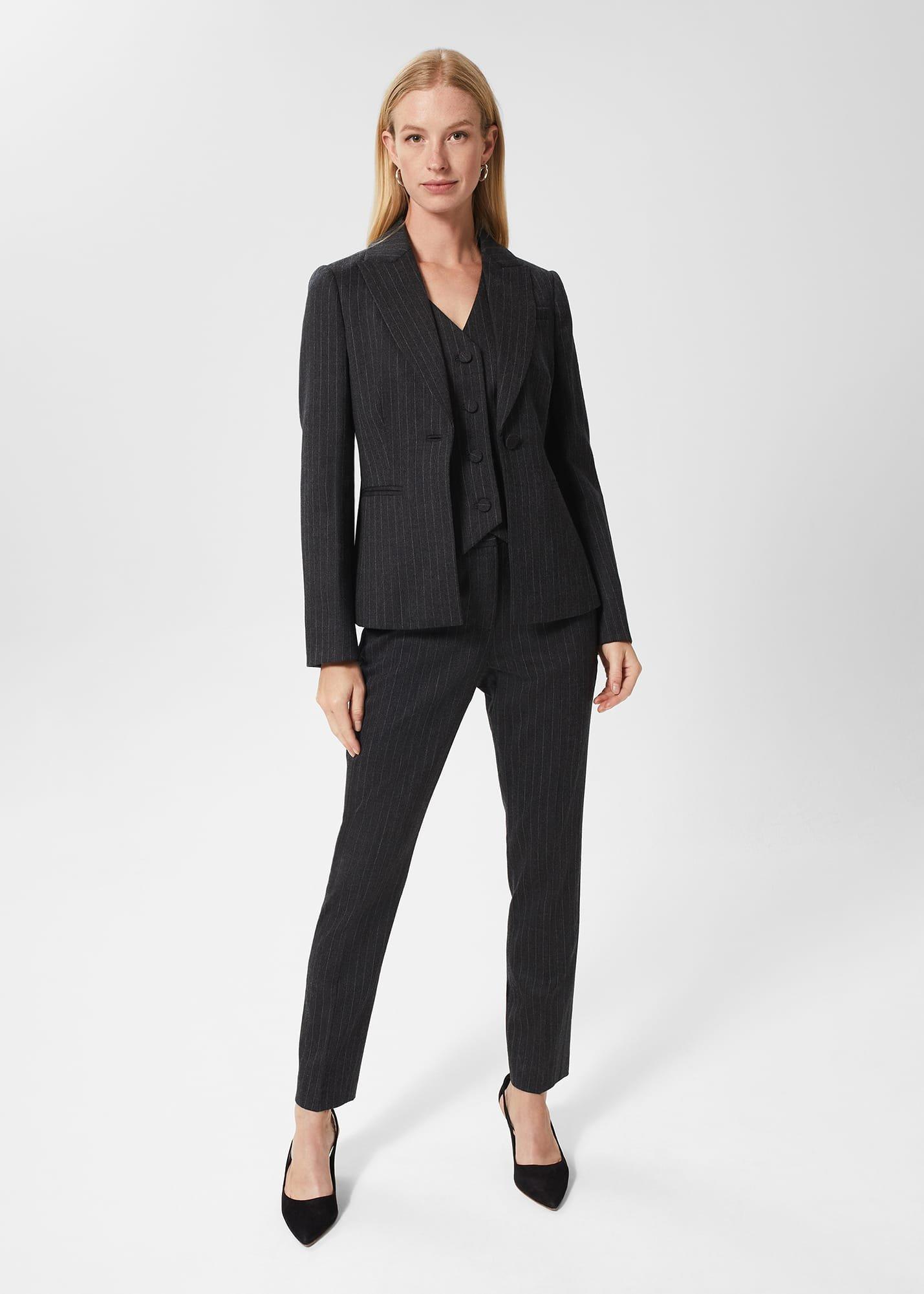 Chelsea Trousers, Charcoal Ivory, hi-res