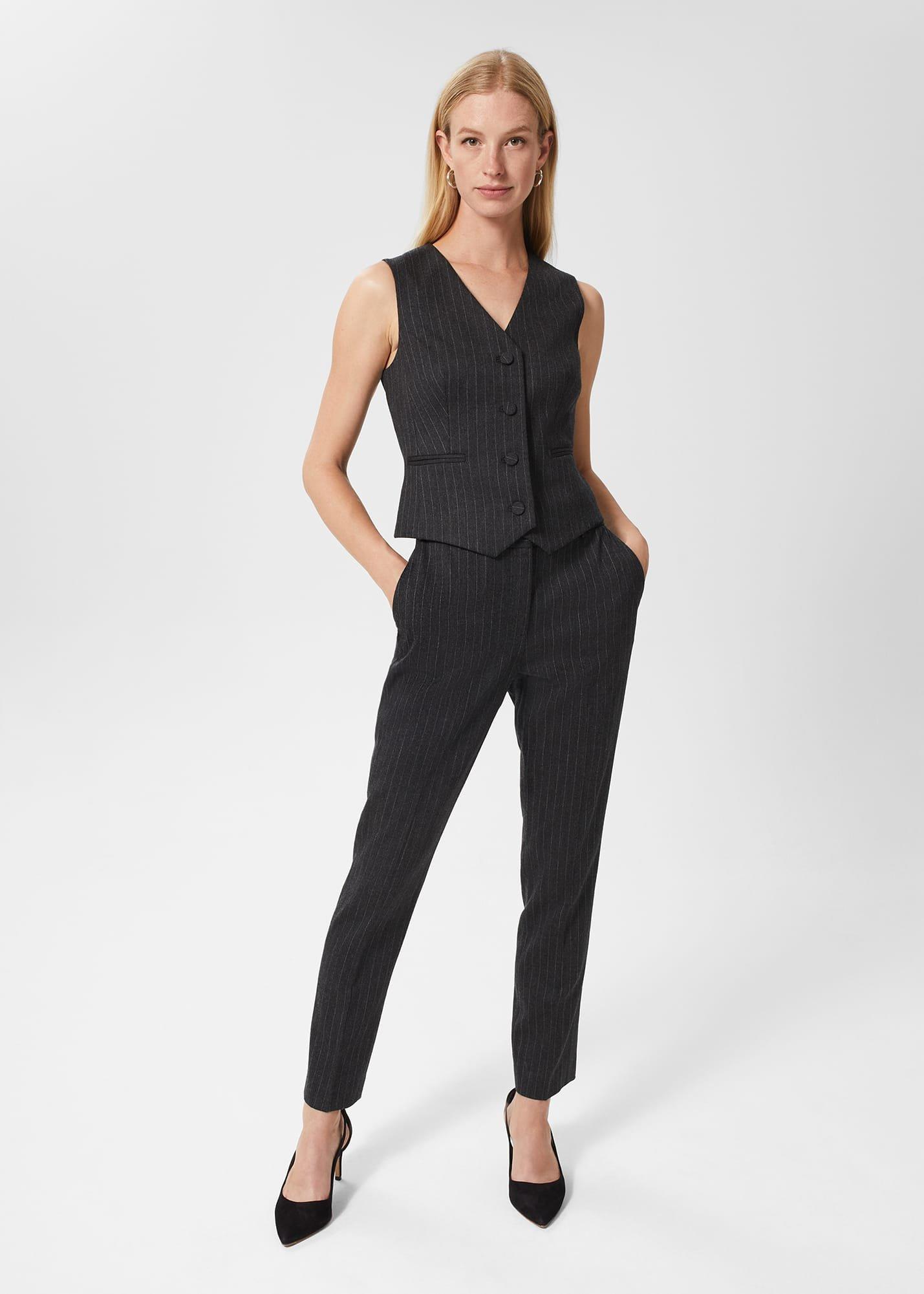 Chelsea Trousers, Charcoal Ivory, hi-res