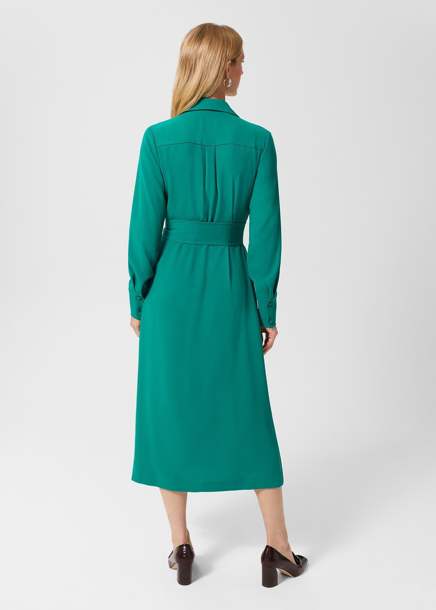 Prue Maxi Fit And Flare Dress , Green, hi-res