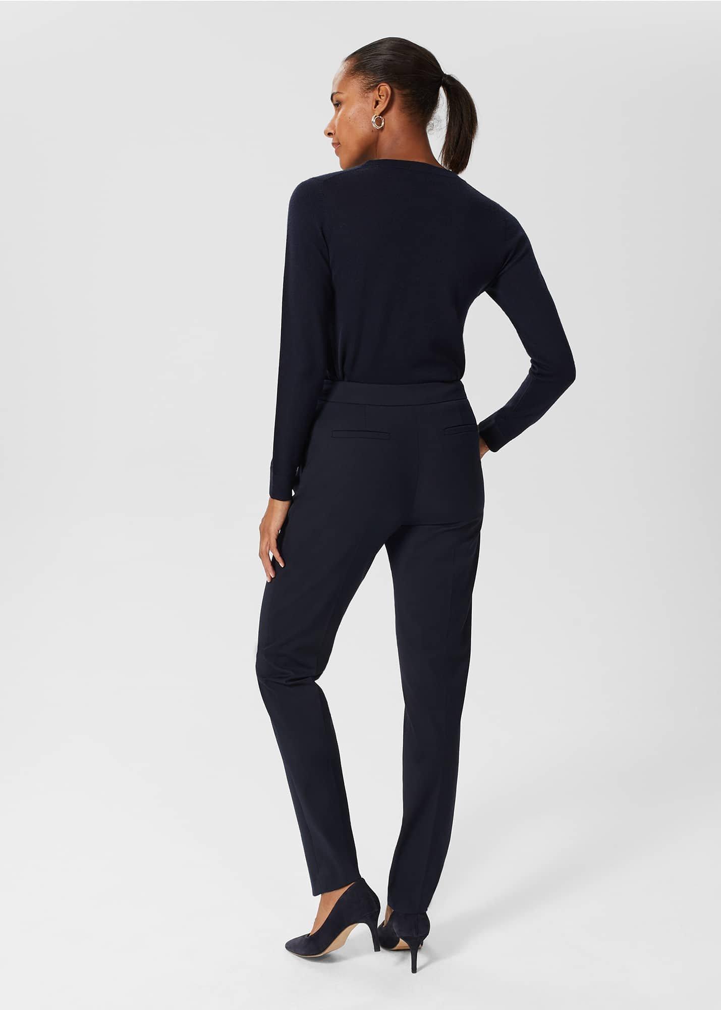 Hollie Trousers, Navy, hi-res