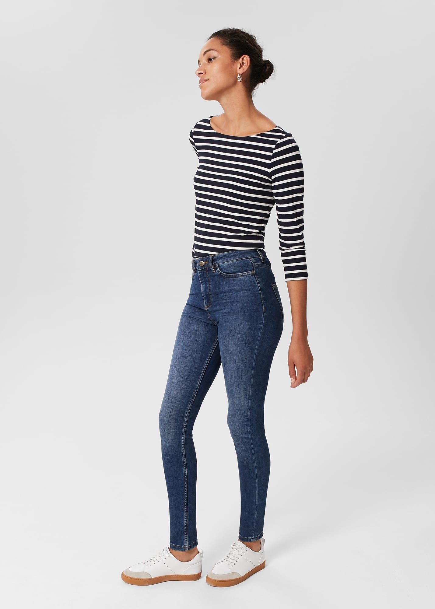 Gia Sculpting Jeans, Mid Wash, hi-res