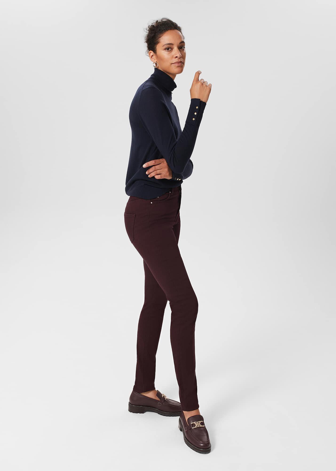 Gia Sculpting Jeans, Aubergine, hi-res