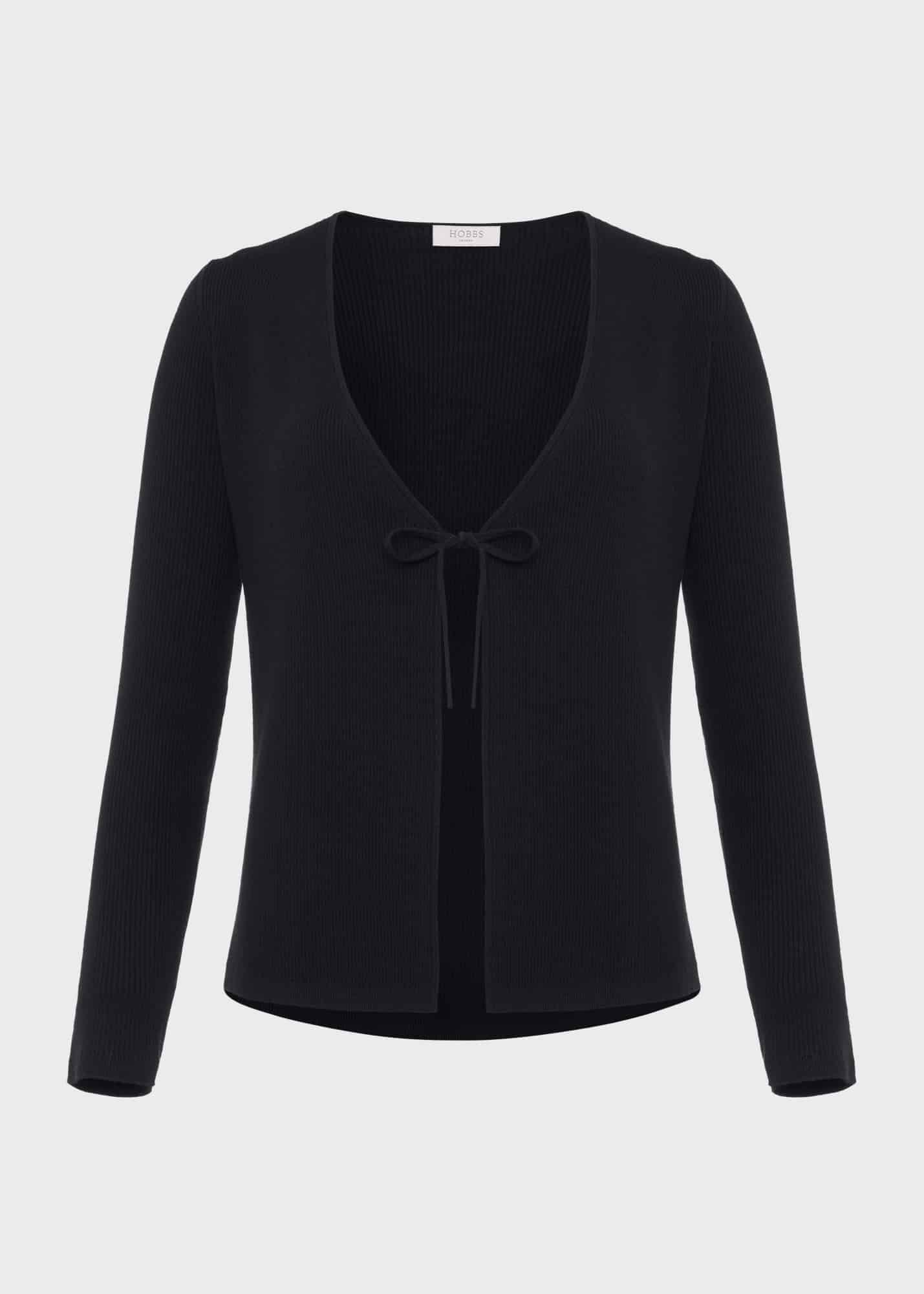 Kate Tie Cardigan, Navy, hi-res