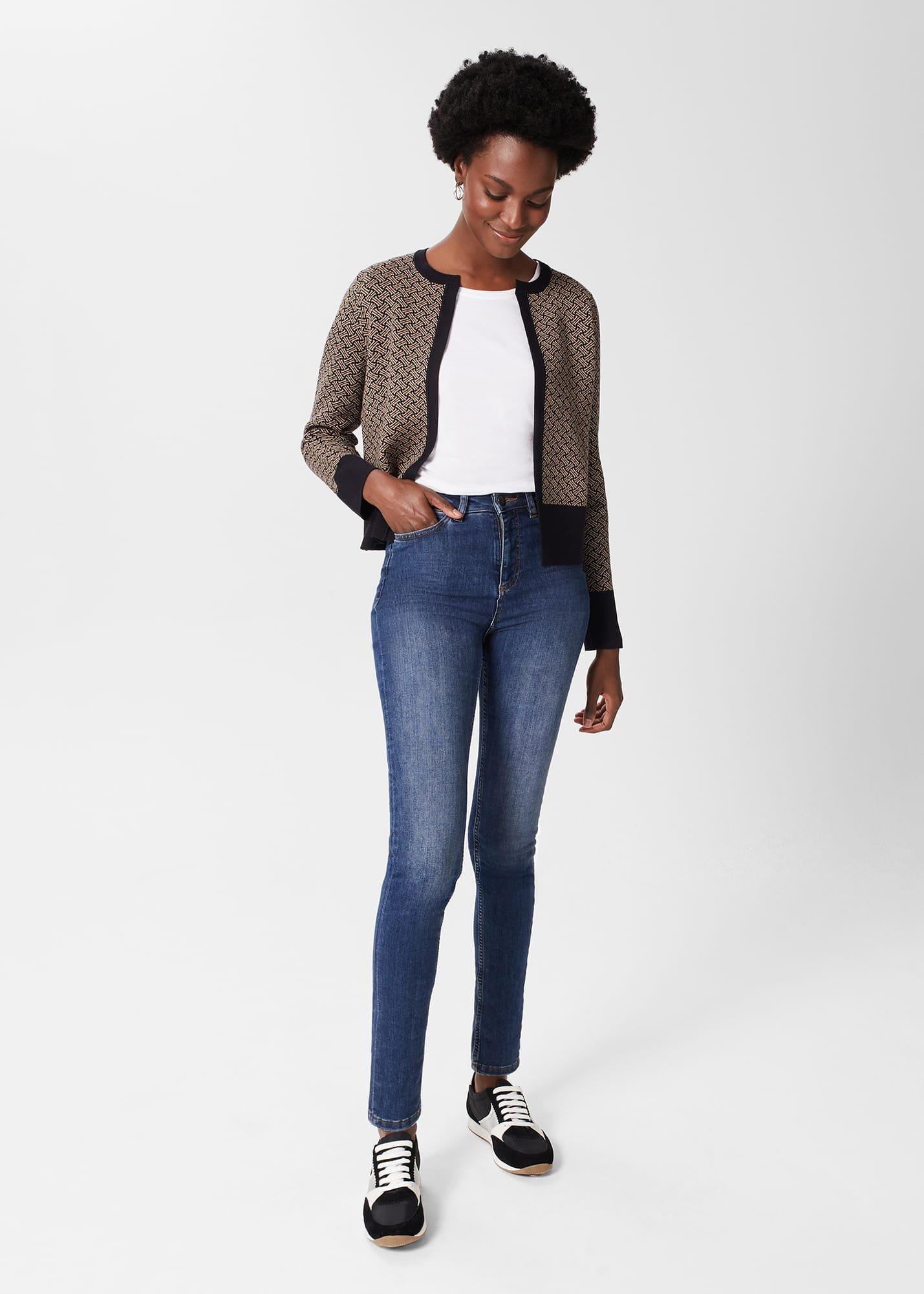 Perrie Jacket, Navy Multi, hi-res