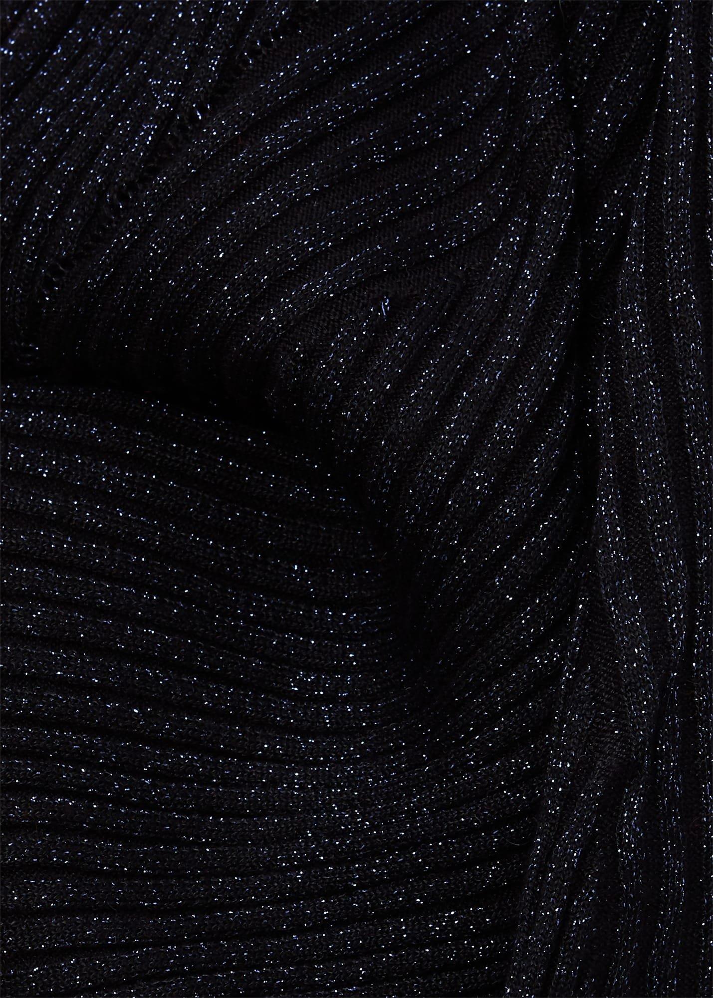 Mariella Square Neck Jumper, Black, hi-res