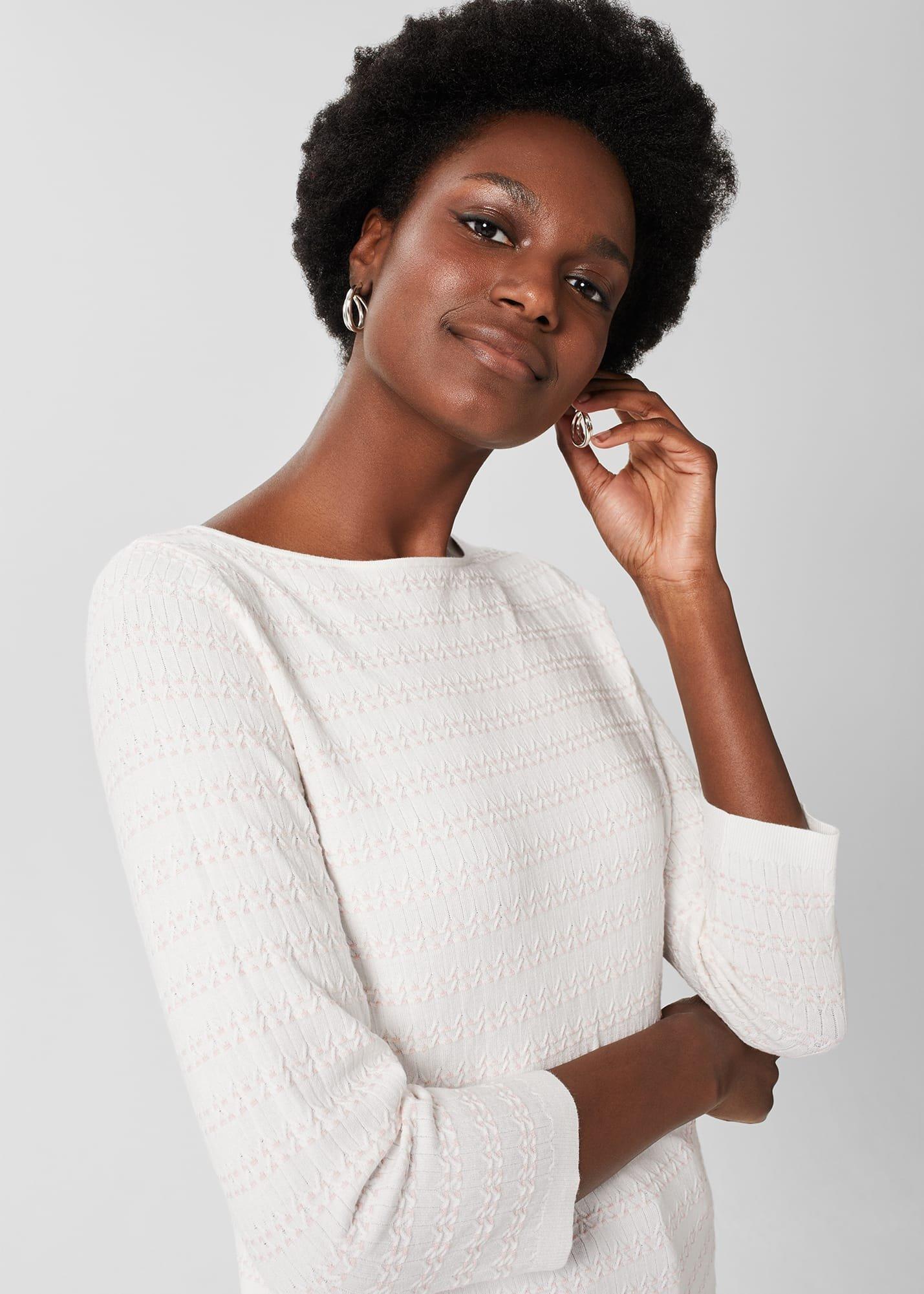 Robin Sweater, Ivory Rse Qrtz, hi-res