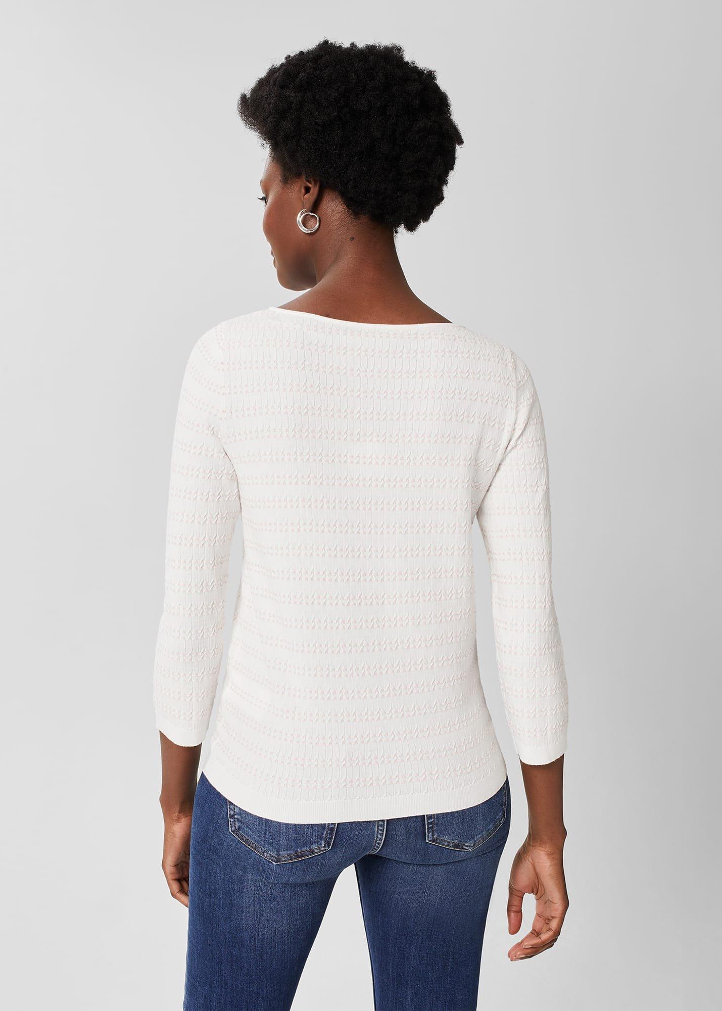 Robin Sweater, Ivory Rse Qrtz, hi-res