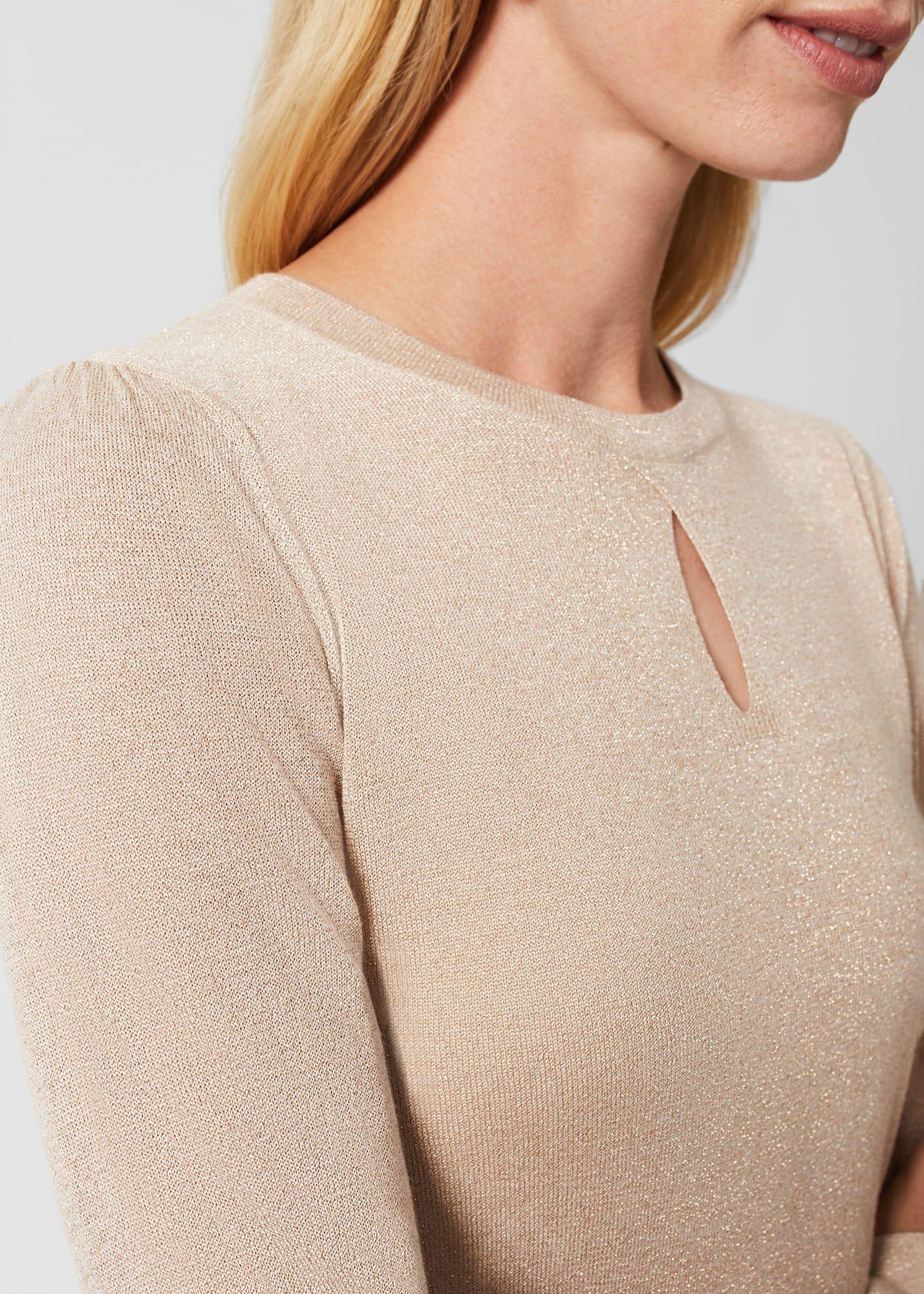 Marlena Sparkle Jumper, Oyster, hi-res